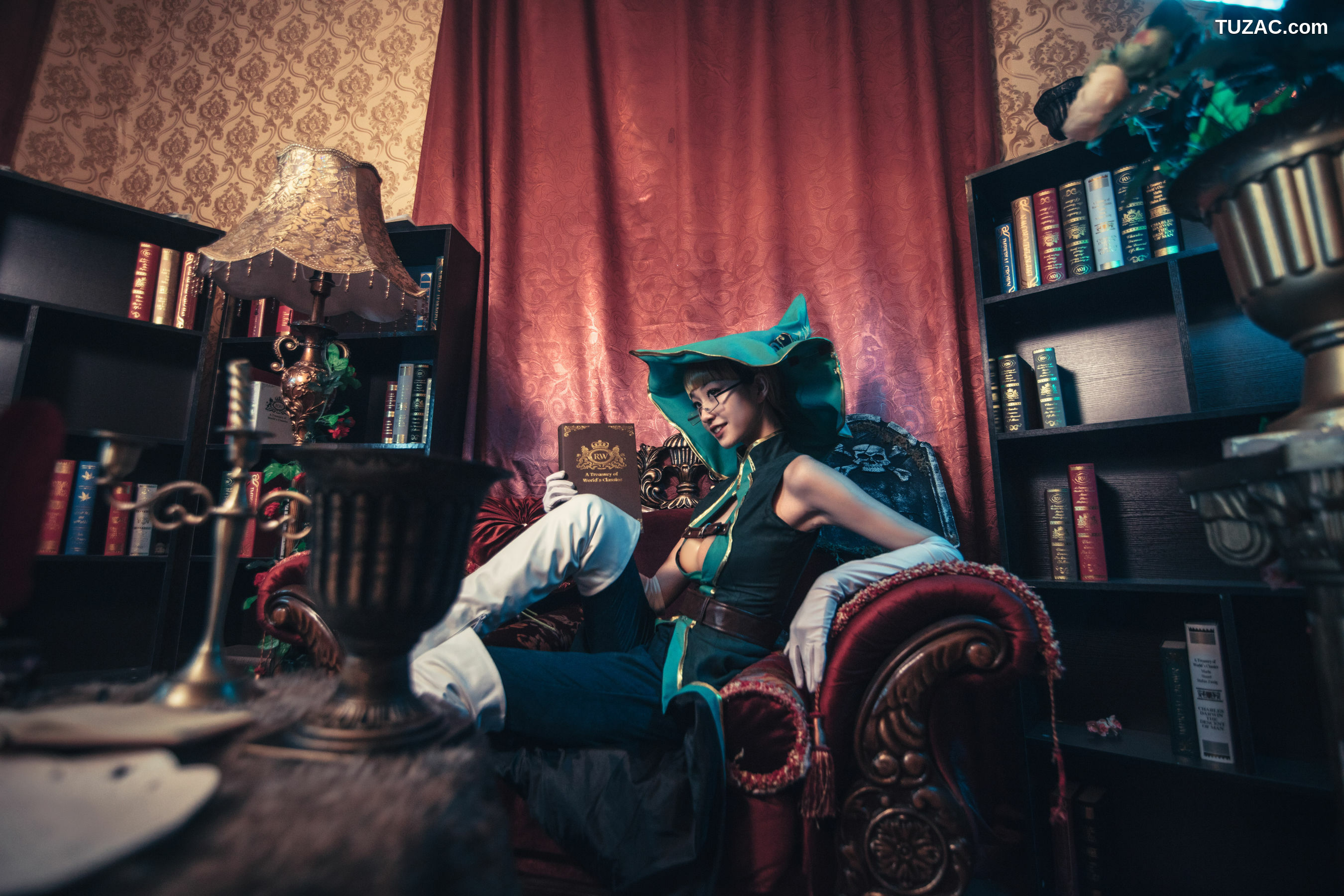 网络美女_COS萌妹沧霁桔梗 - 赫本