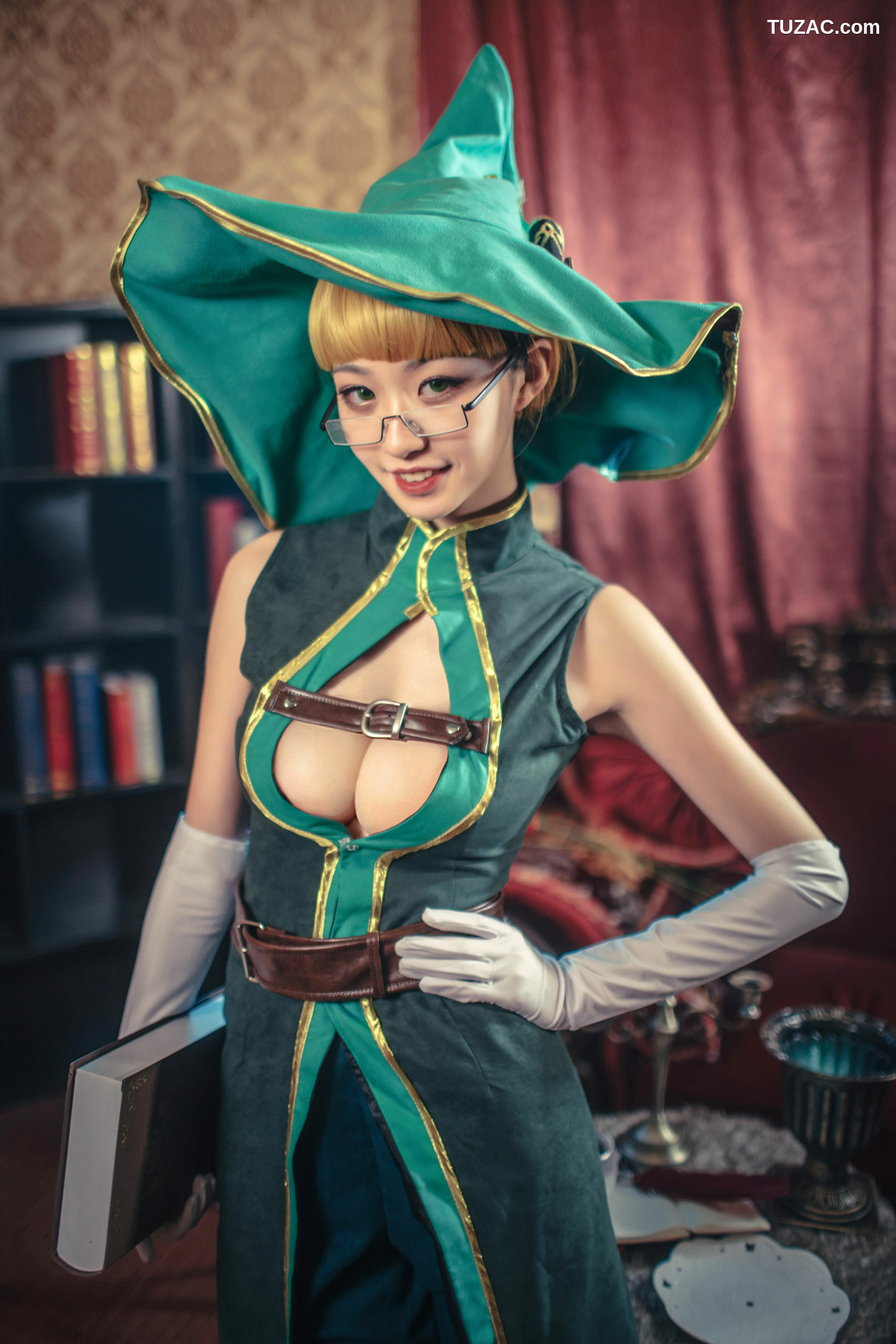 网络美女_COS萌妹沧霁桔梗 - 赫本