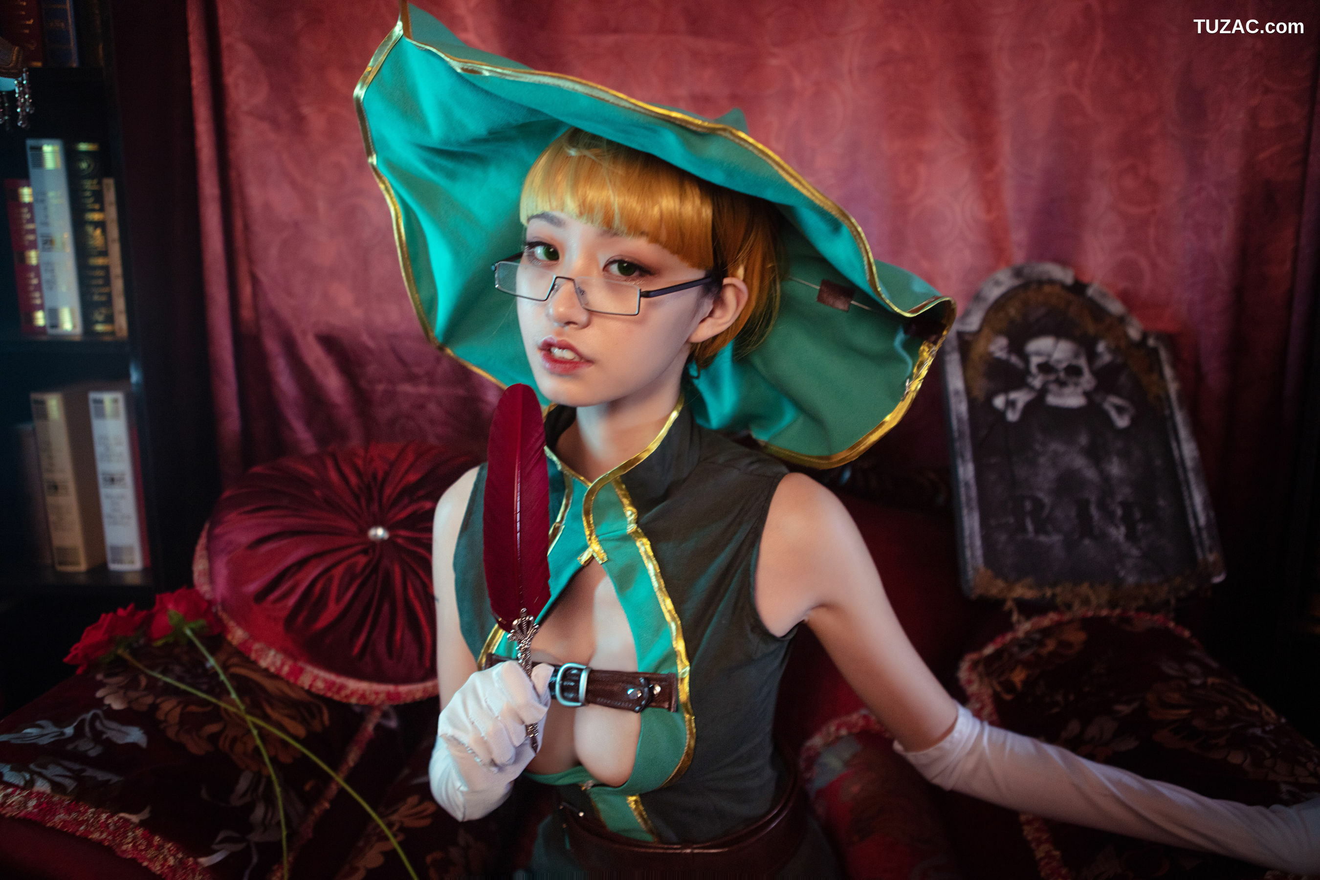 网络美女_COS萌妹沧霁桔梗 - 赫本