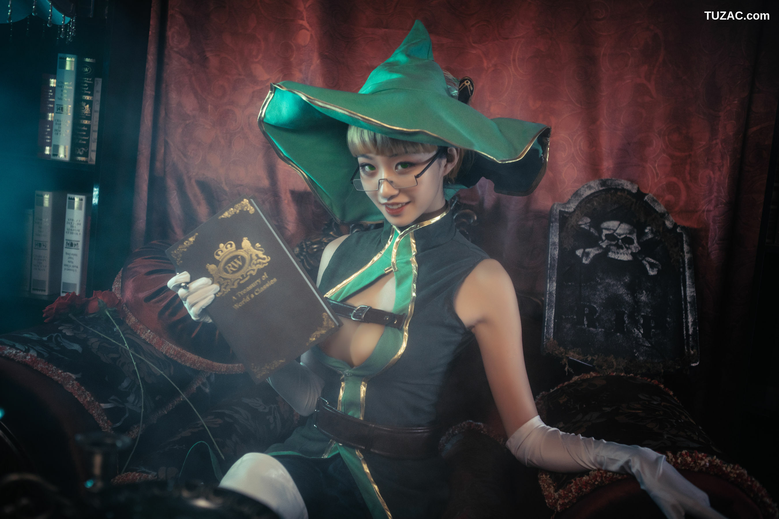 网络美女_COS萌妹沧霁桔梗 - 赫本