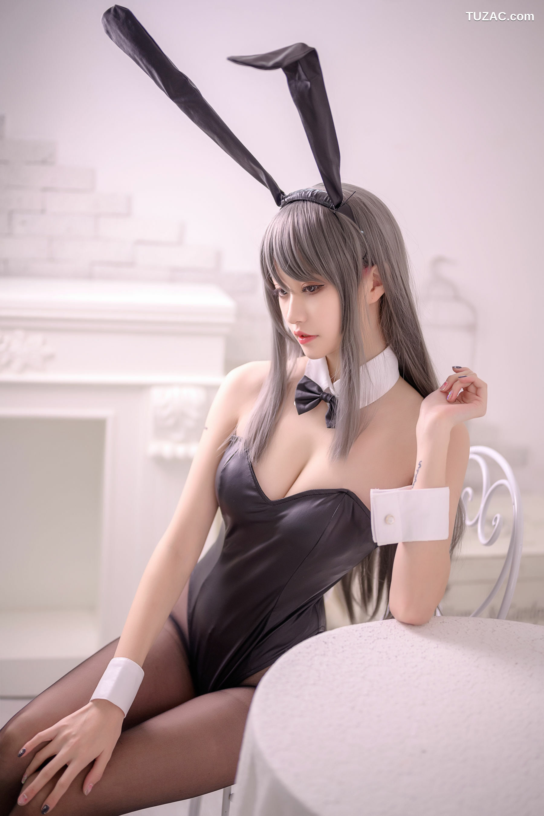 网络美女_COS萌妹沧霁桔梗 - 麻衣学姐