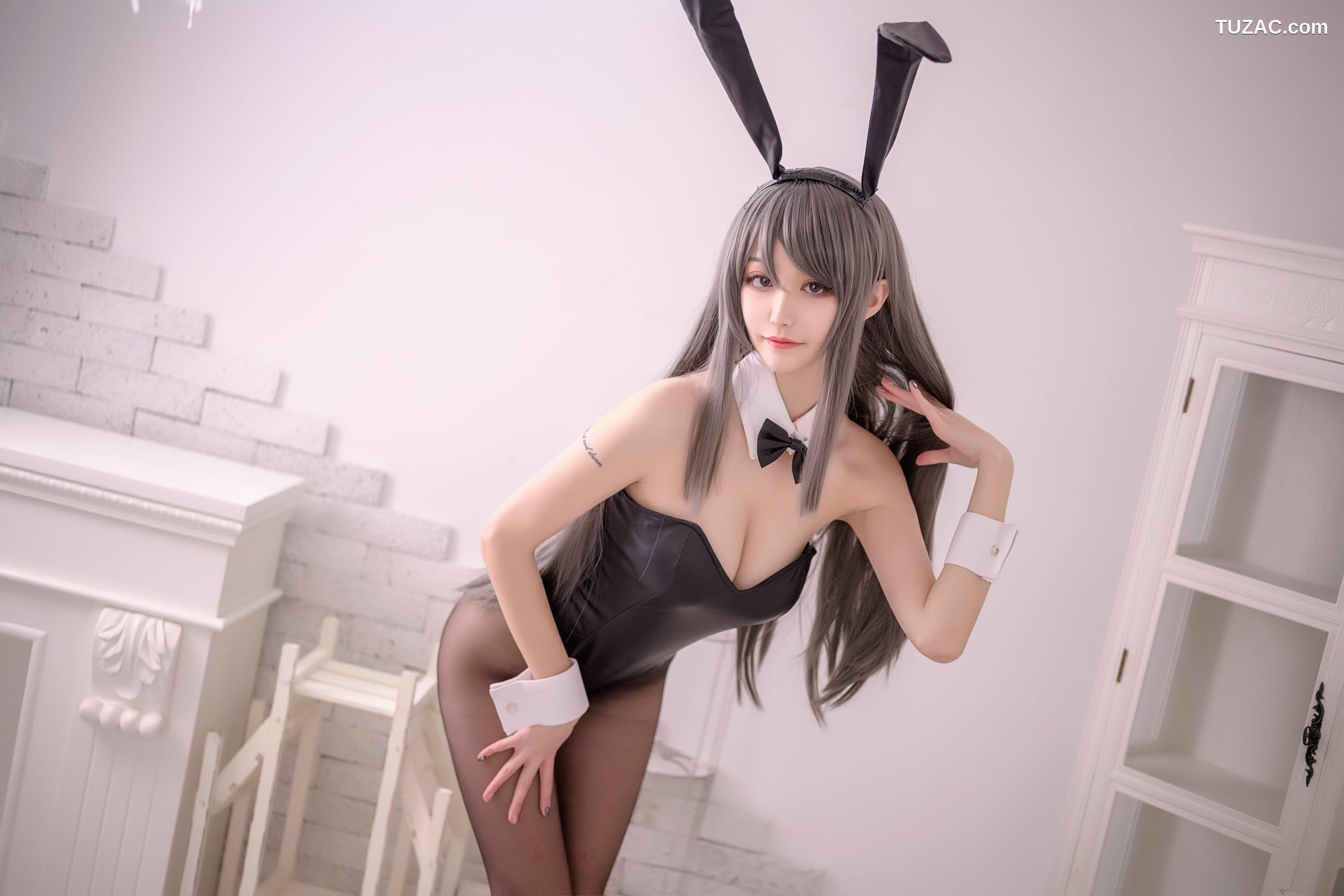 网络美女_COS萌妹沧霁桔梗 - 麻衣学姐