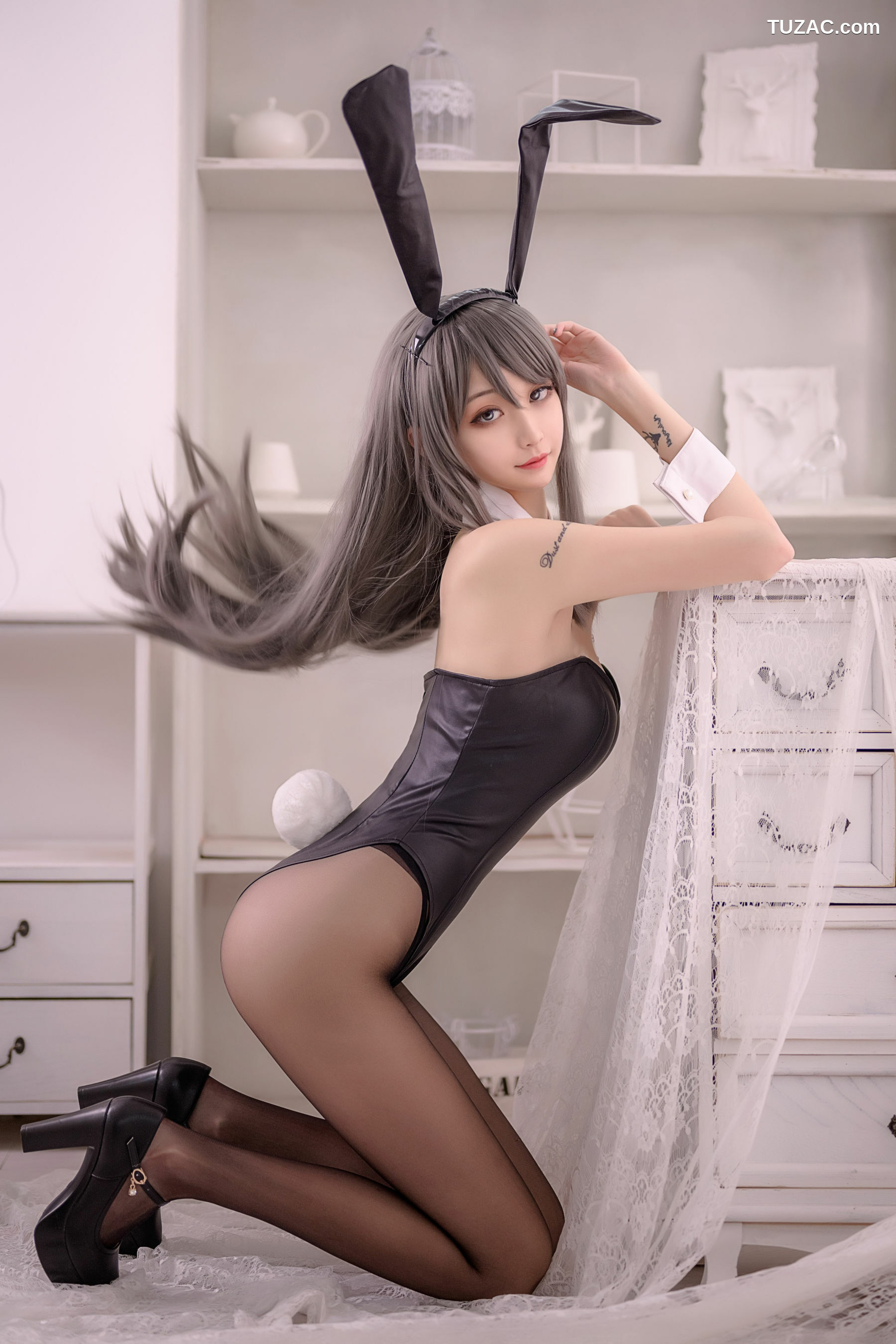 网络美女_COS萌妹沧霁桔梗 - 麻衣学姐