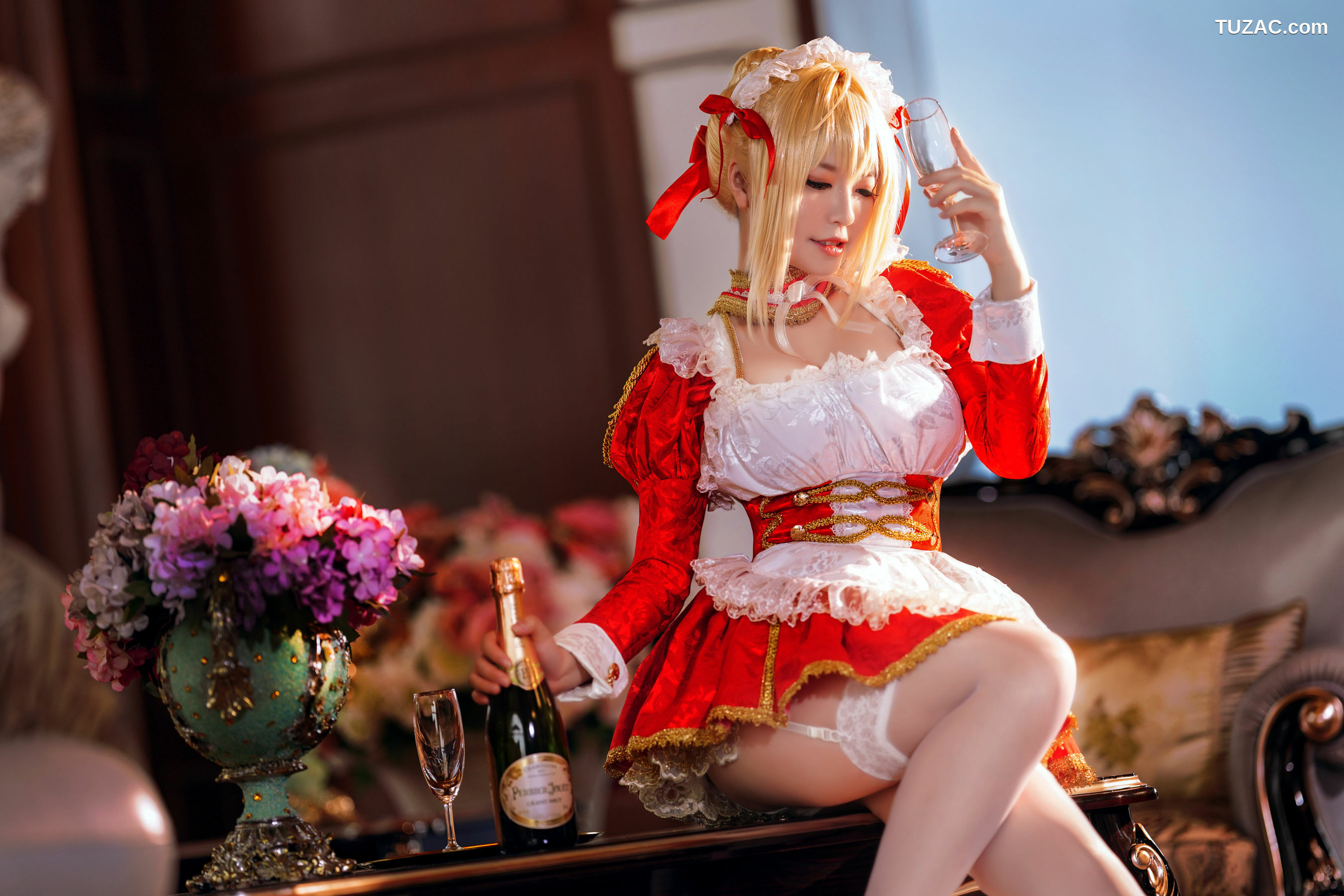 网络美女_Coser半半子 《尼禄女仆》 写真集