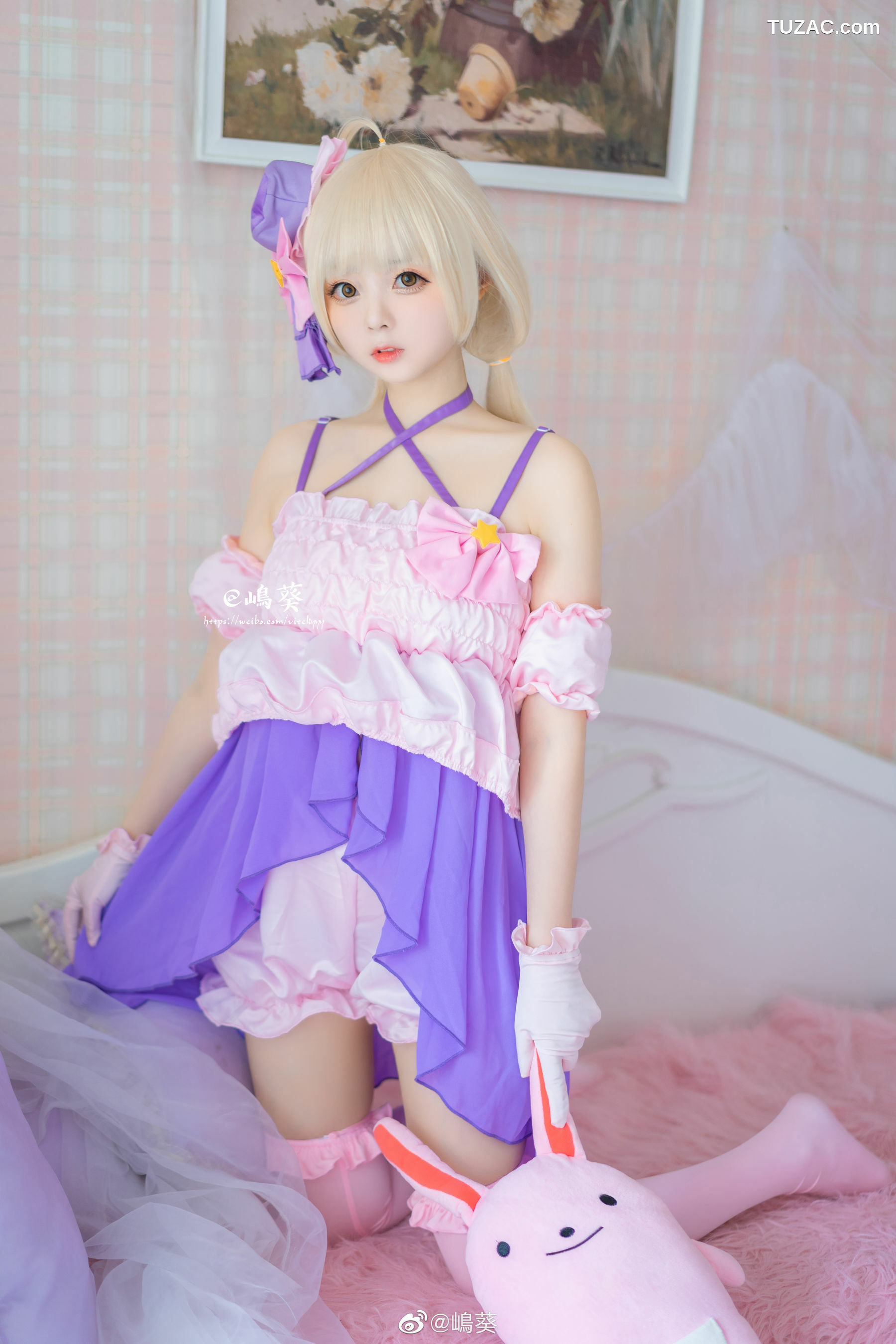 网络美女_Coser嶋葵 《双叶杏打歌服》 写真集