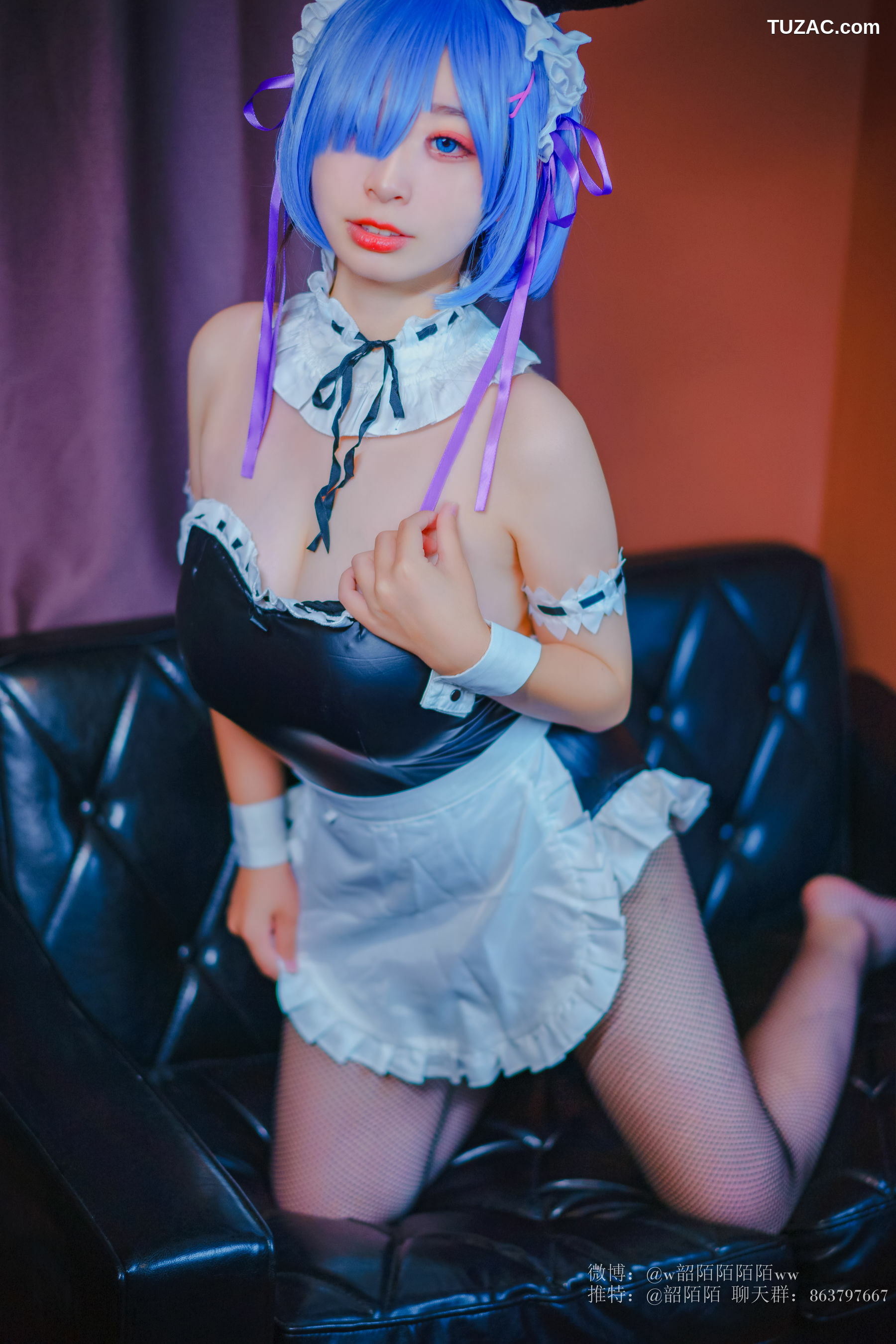 网络美女_Cosplayer美女韶陌陌 《雷姆》 写真集