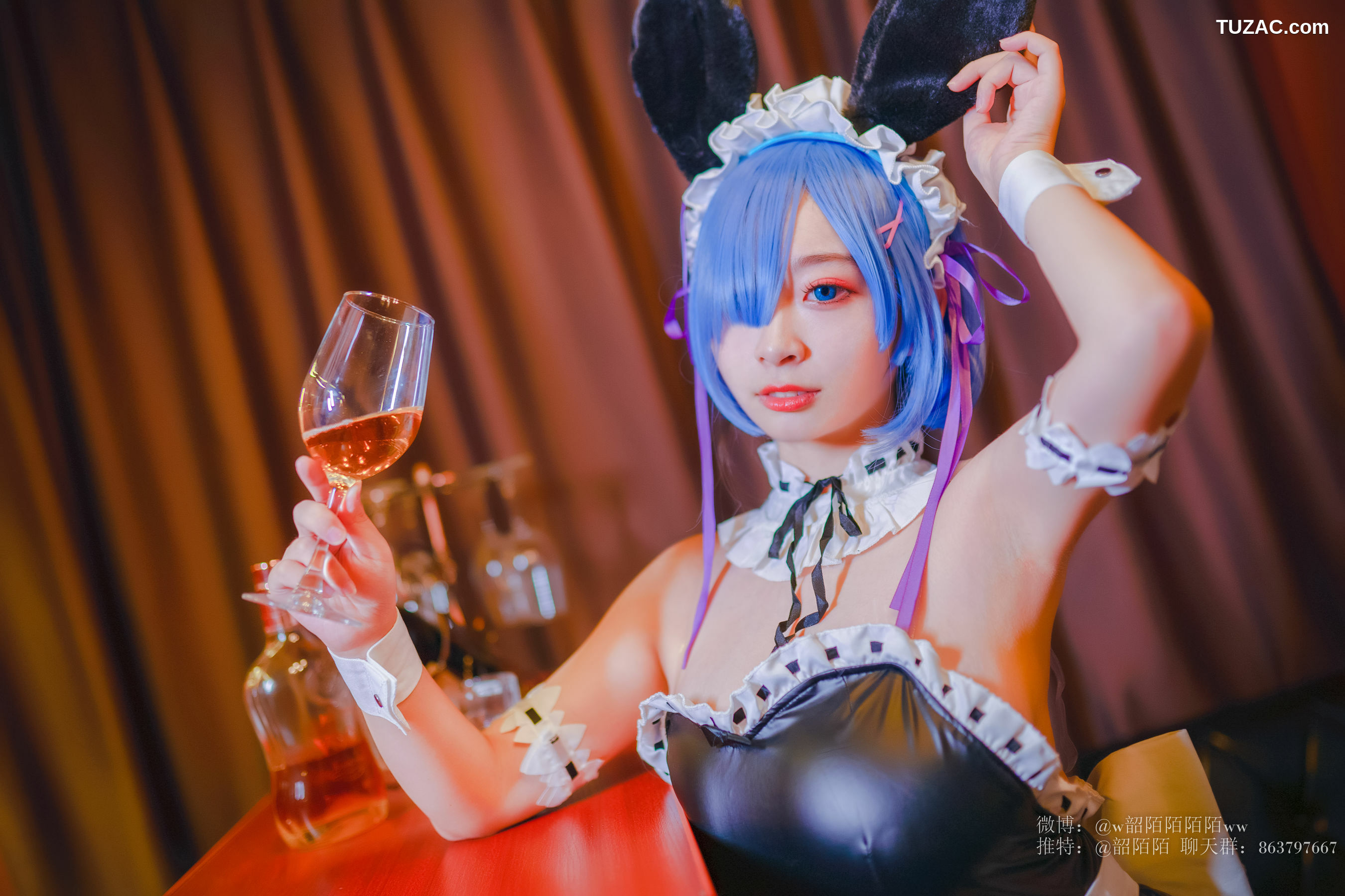 网络美女_Cosplayer美女韶陌陌 《雷姆》 写真集