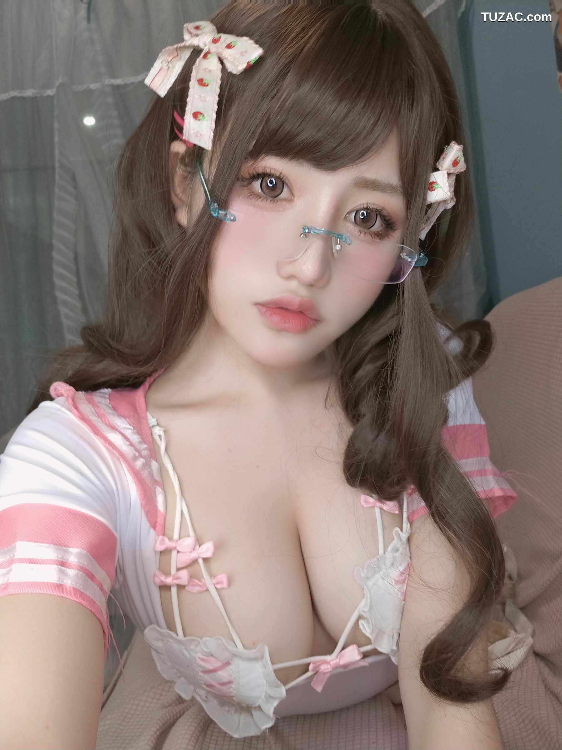 网络美女_一笑芳香沁 - 睡前小甜点 写真套图