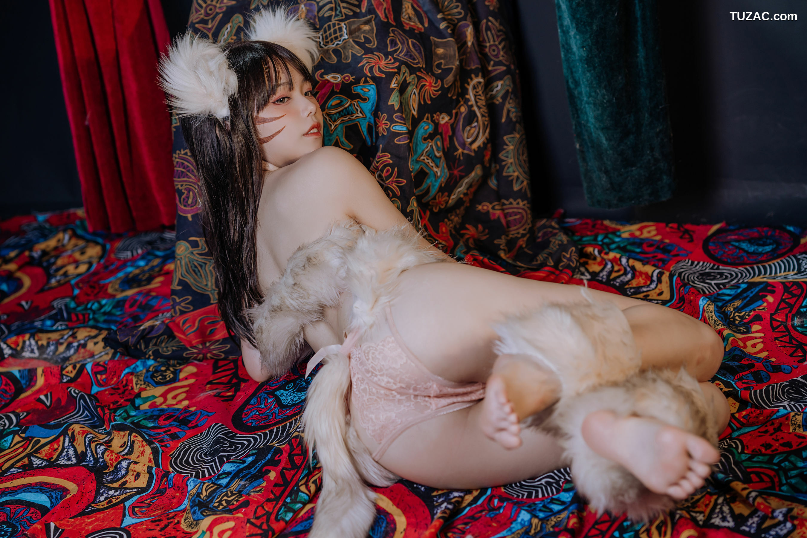 网络美女_七月喵子 - 熊孩子 写真套图