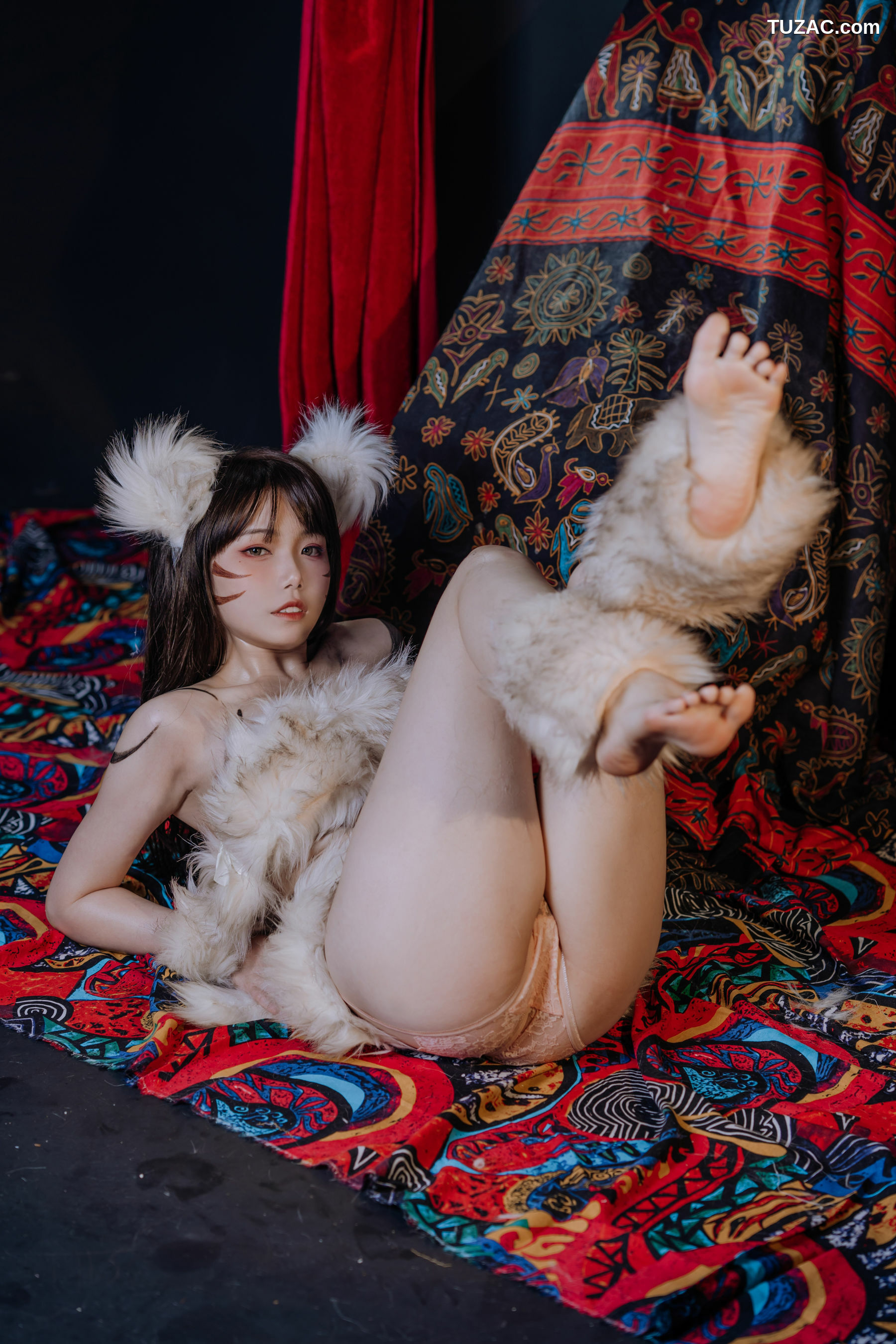 网络美女_七月喵子 - 熊孩子 写真套图