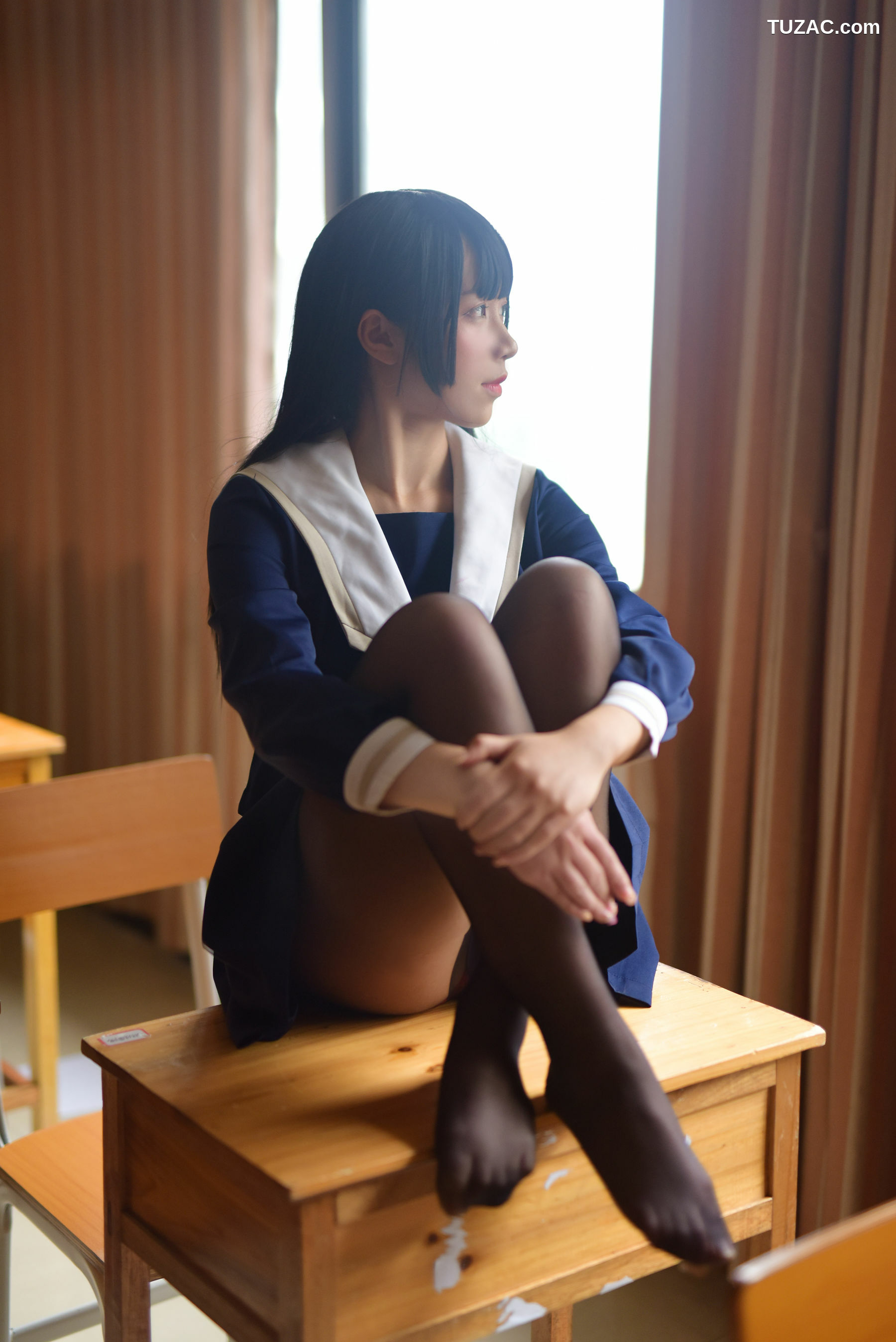 网络美女_九曲Jean 《JK露脐制服》 写真集