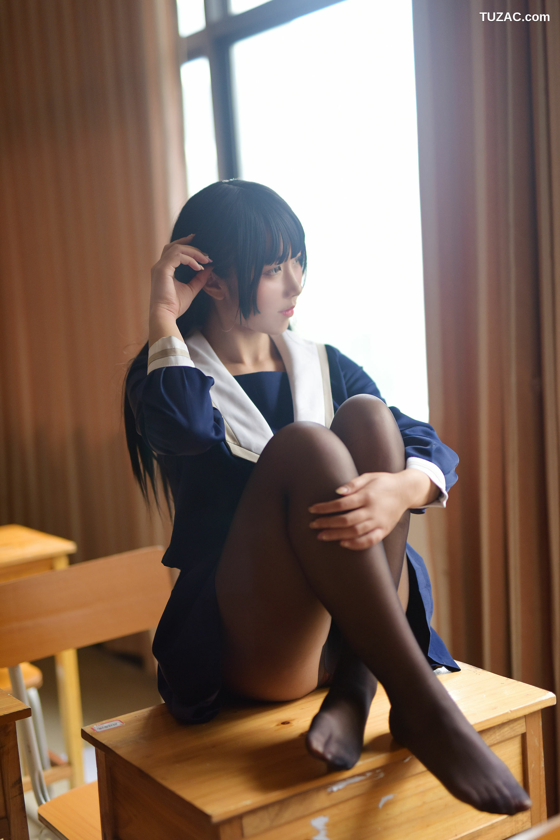 网络美女_九曲Jean 《JK露脐制服》 写真集