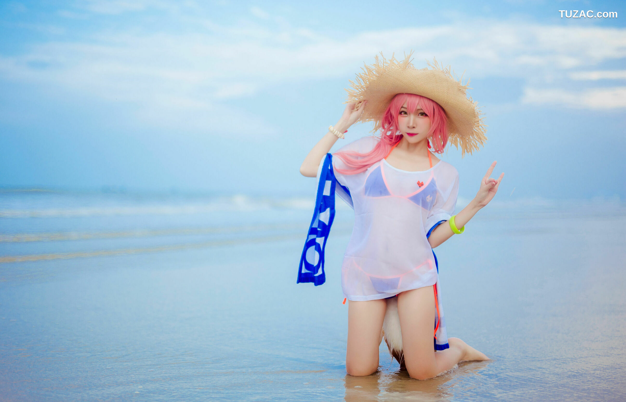 网络美女_人气Coser二佐Nisa - 玉藻前