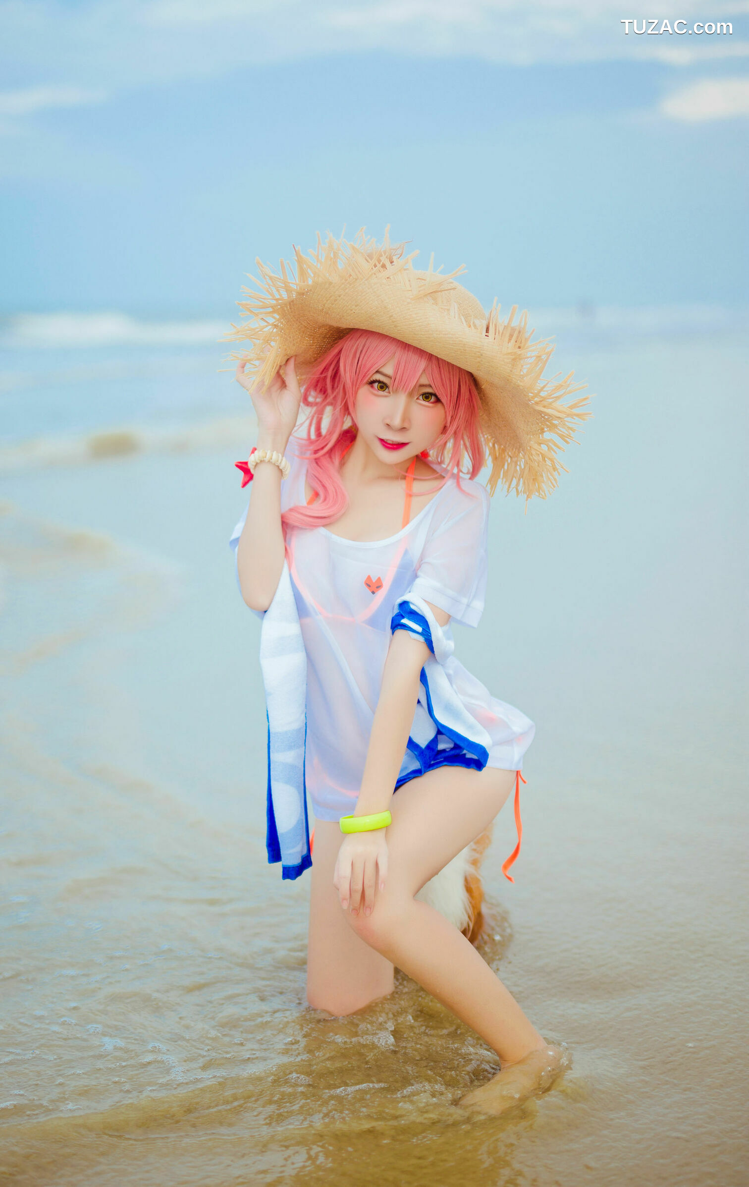 网络美女_人气Coser二佐Nisa - 玉藻前