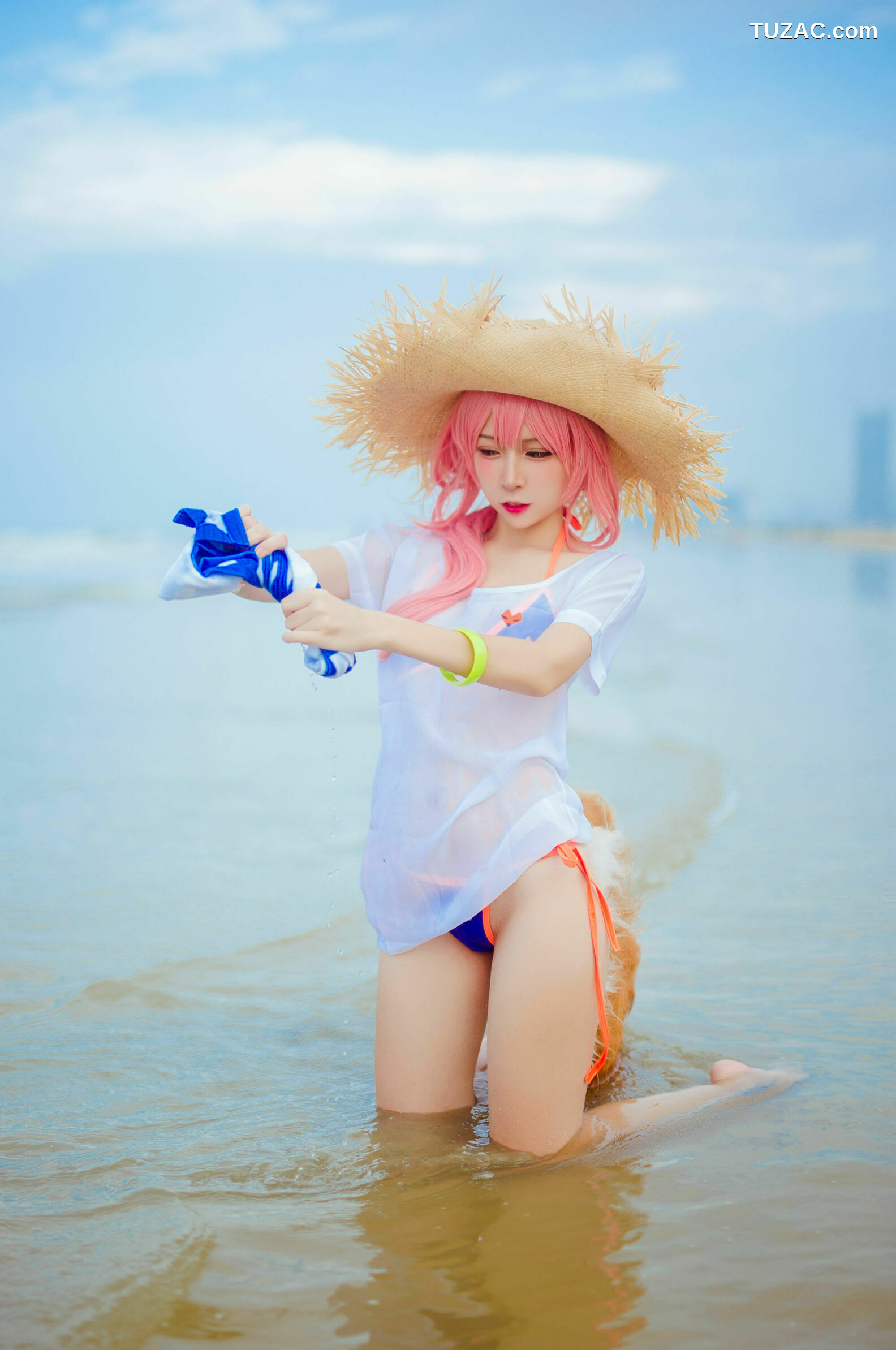 网络美女_人气Coser二佐Nisa - 玉藻前