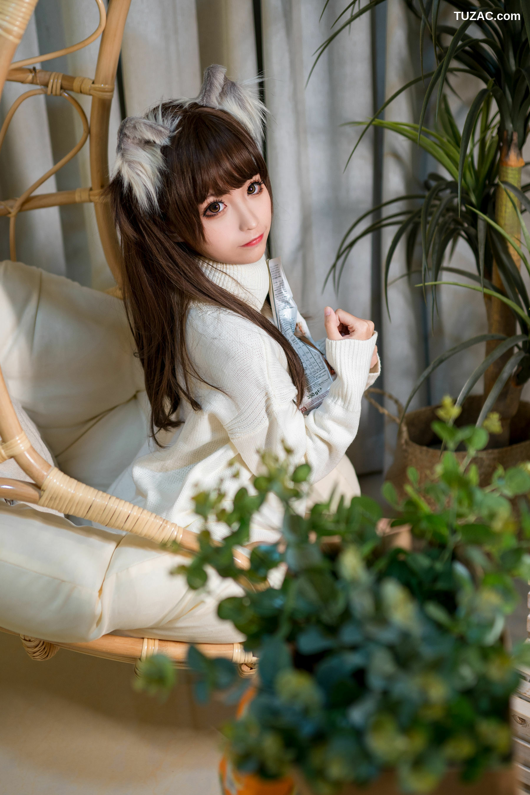 网络美女_动漫博主蠢沫沫 《白毛衣》 写真集