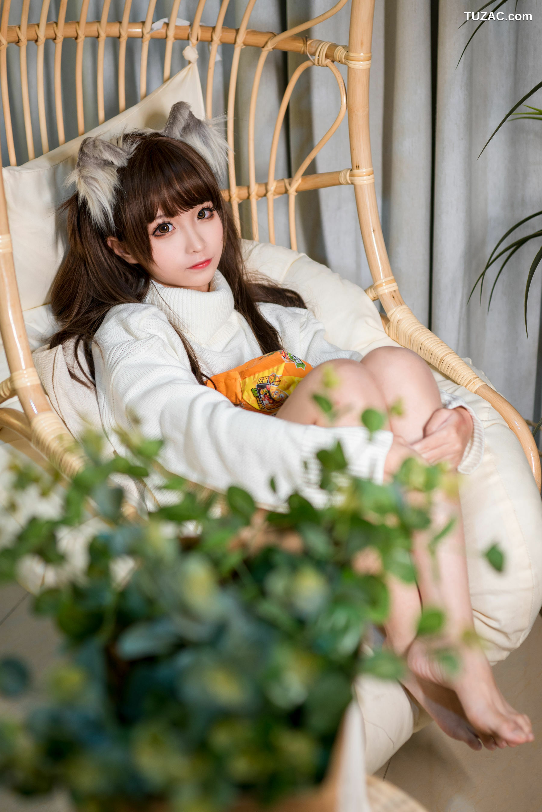 网络美女_动漫博主蠢沫沫 《白毛衣》 写真集