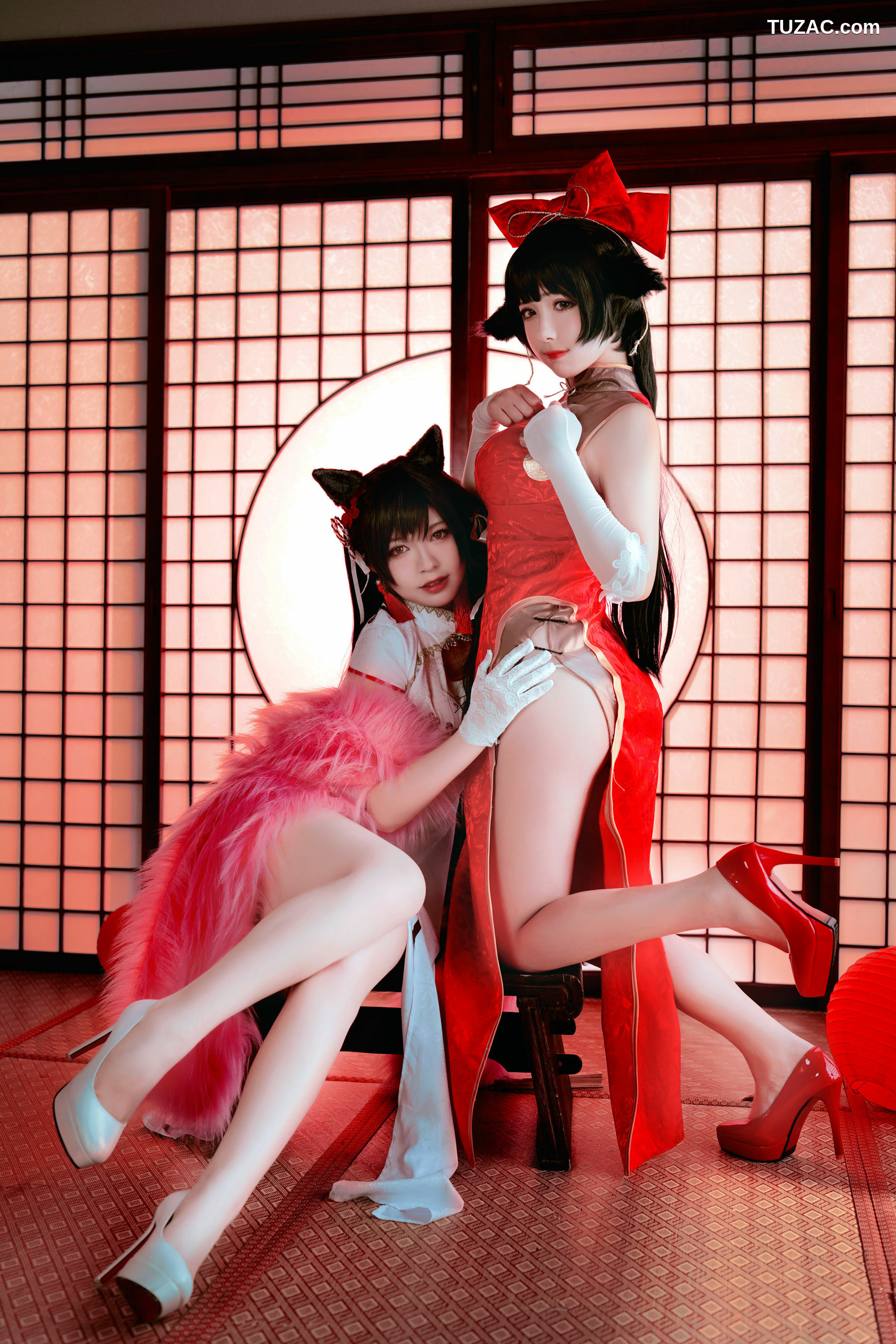 网络美女_半半子&amp;婉Yue 《碧蓝航线》 写真集