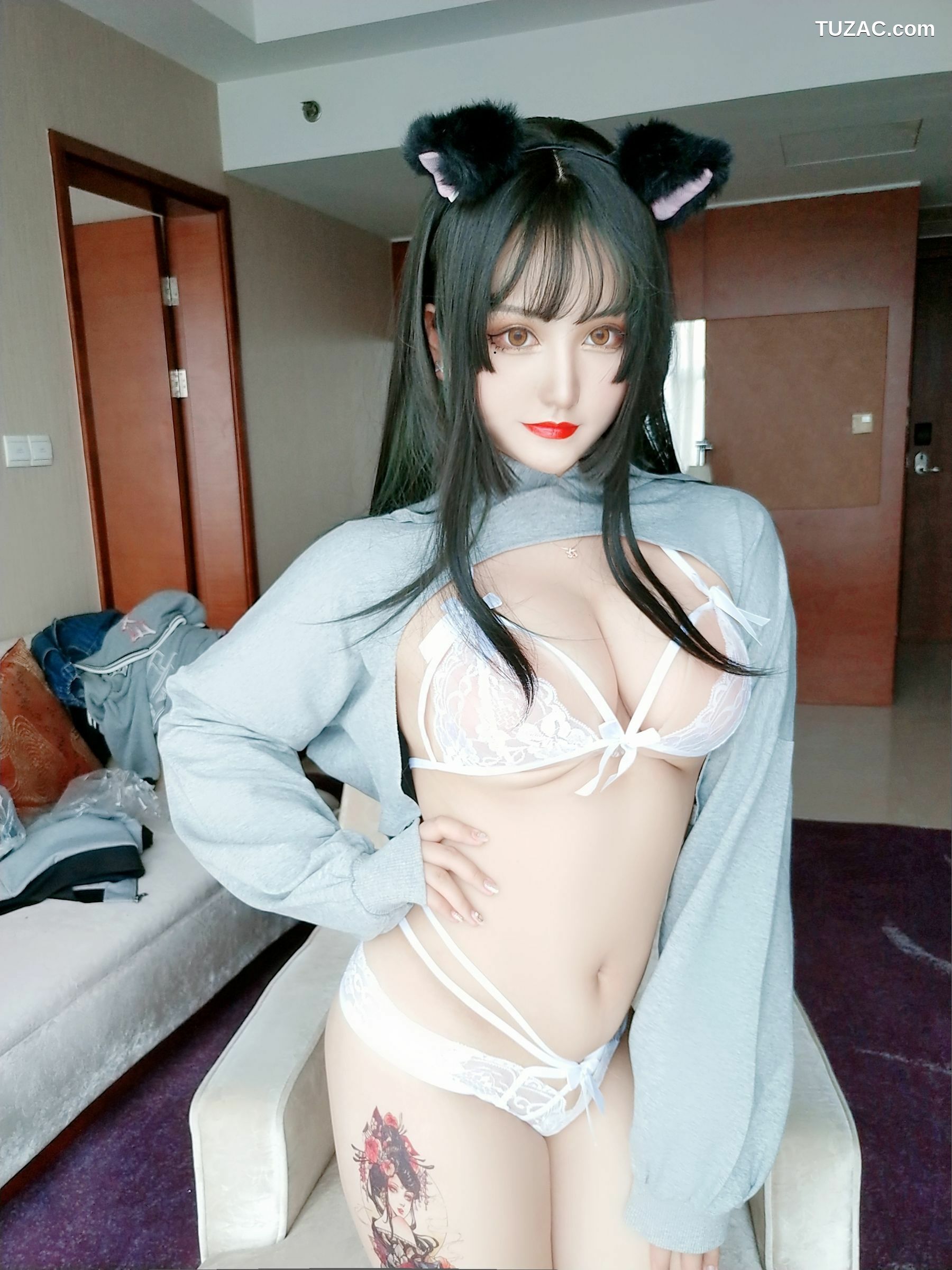 网络美女_夏鸽鸽不想起床 《猫耳》 写真集