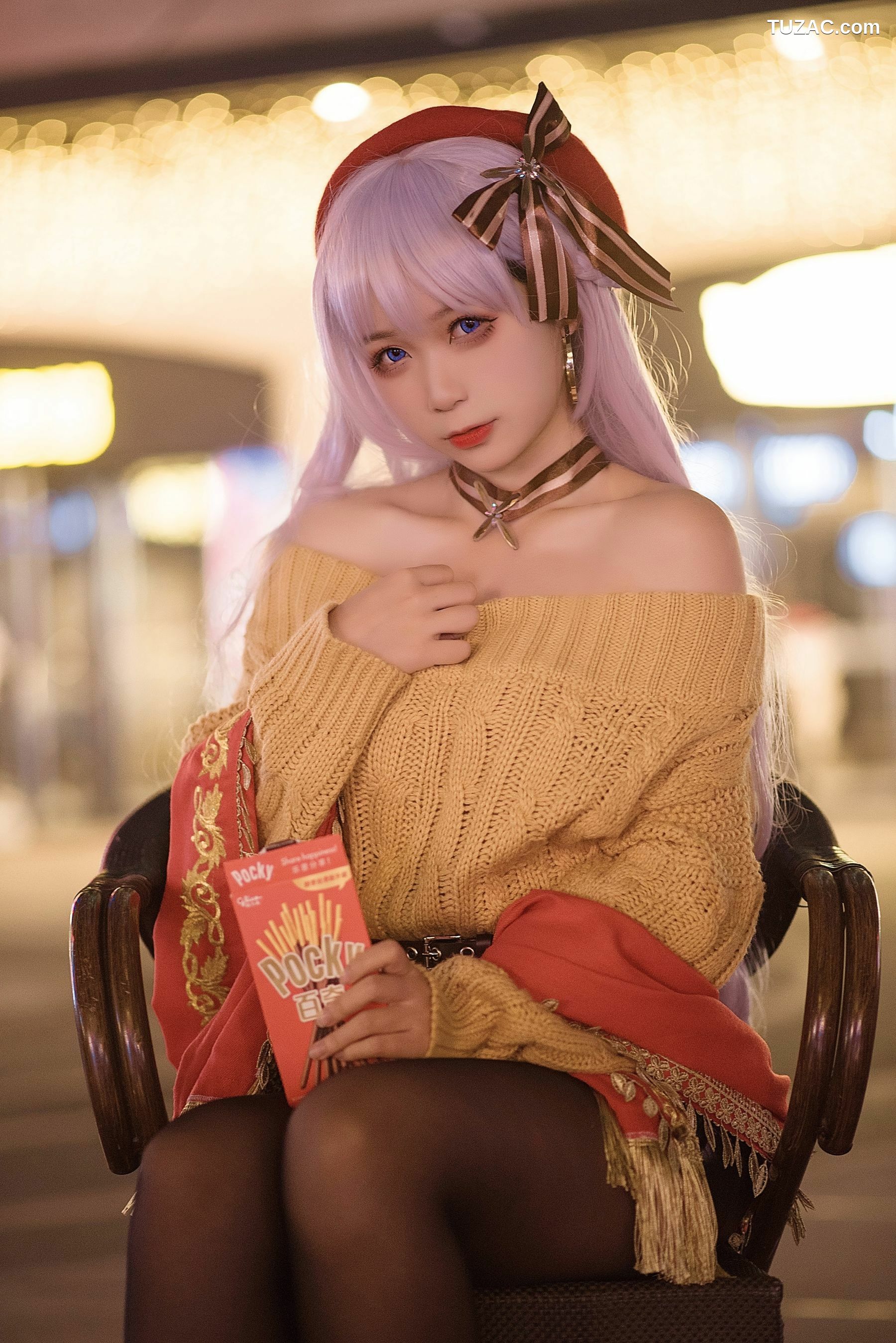 网络美女_樱落酱w 《贝法pocky》 写真集