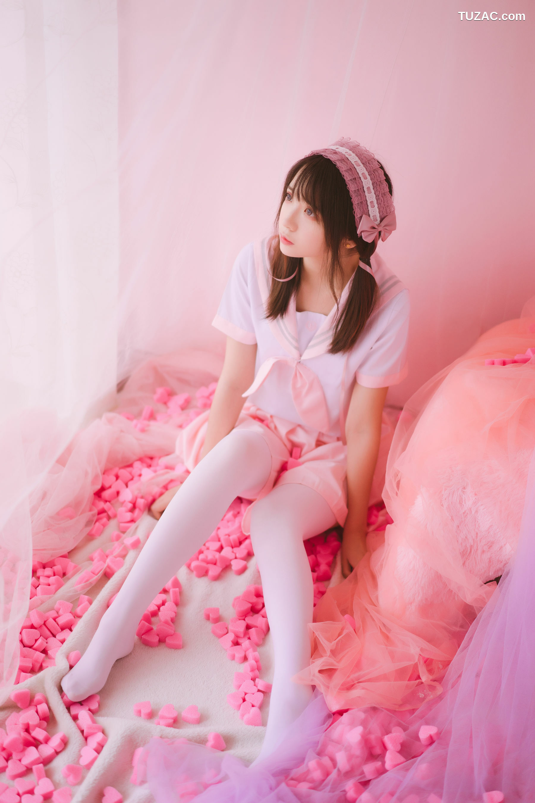 网络美女_疯猫ss《丝袜狂想曲(粉)》 写真集[54P]