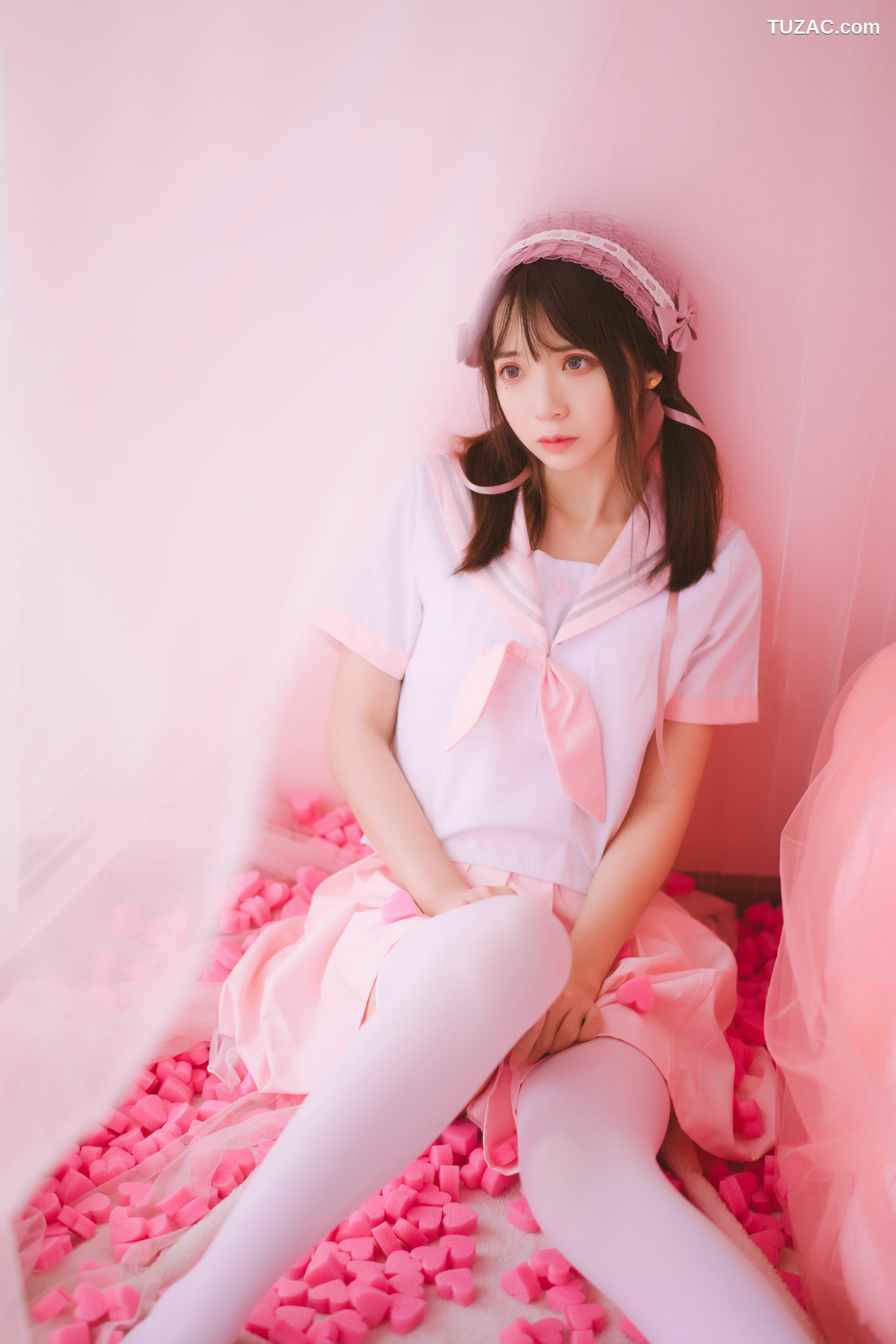 网络美女_疯猫ss《丝袜狂想曲(粉)》 写真集[54P]