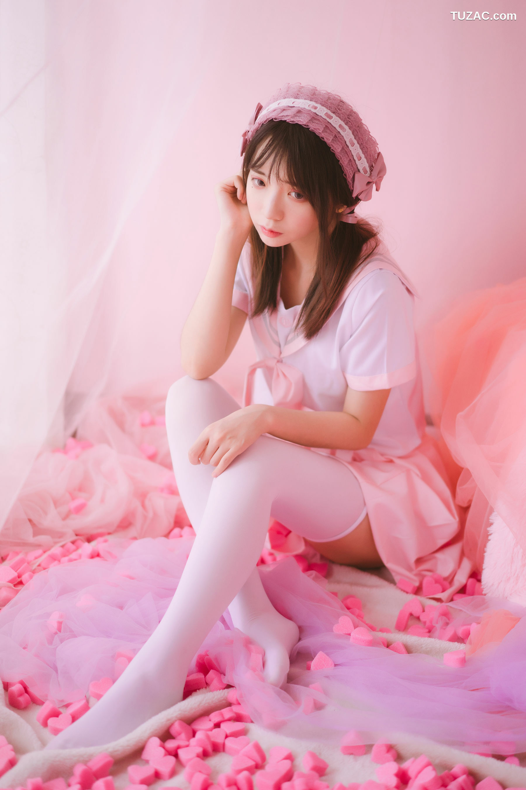 网络美女_疯猫ss《丝袜狂想曲(粉)》 写真集[54P]