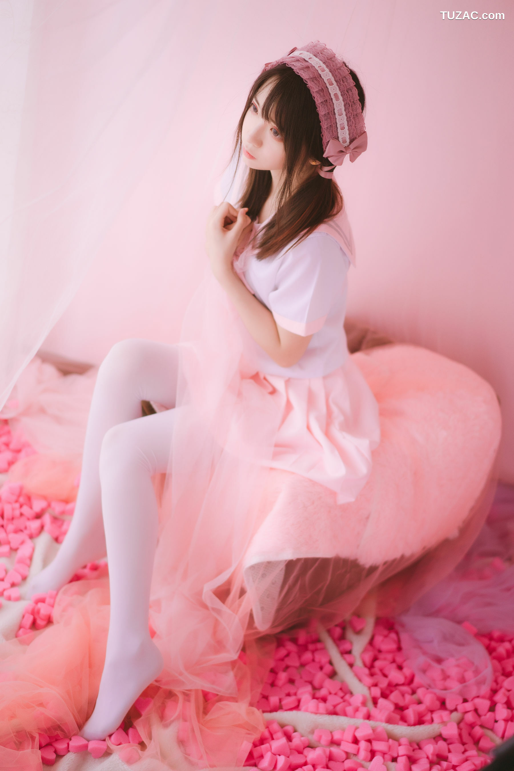 网络美女_疯猫ss《丝袜狂想曲(粉)》 写真集[54P]