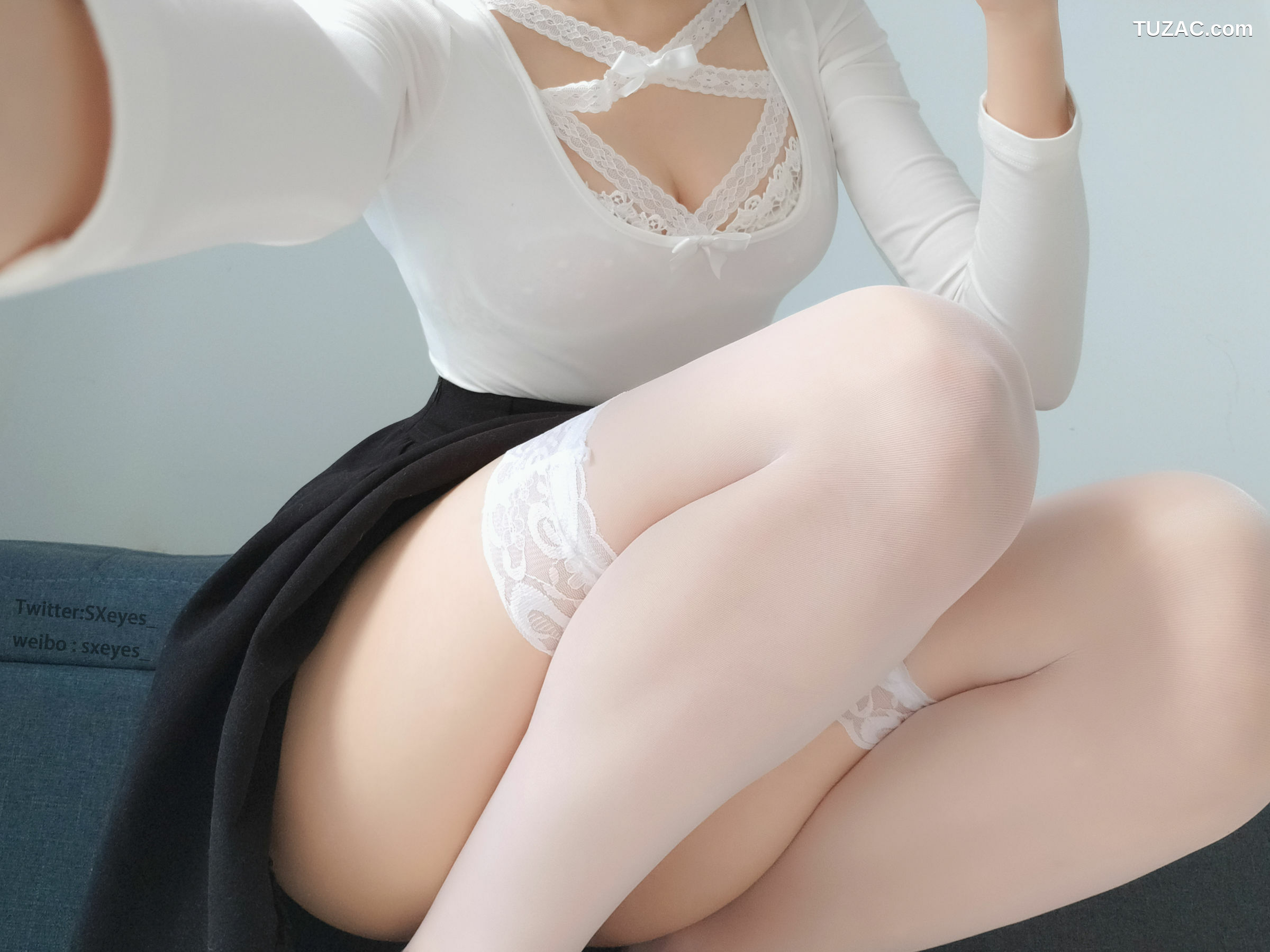 网络美女_眼酱大魔王w 《白蕾丝姐姐》 写真集