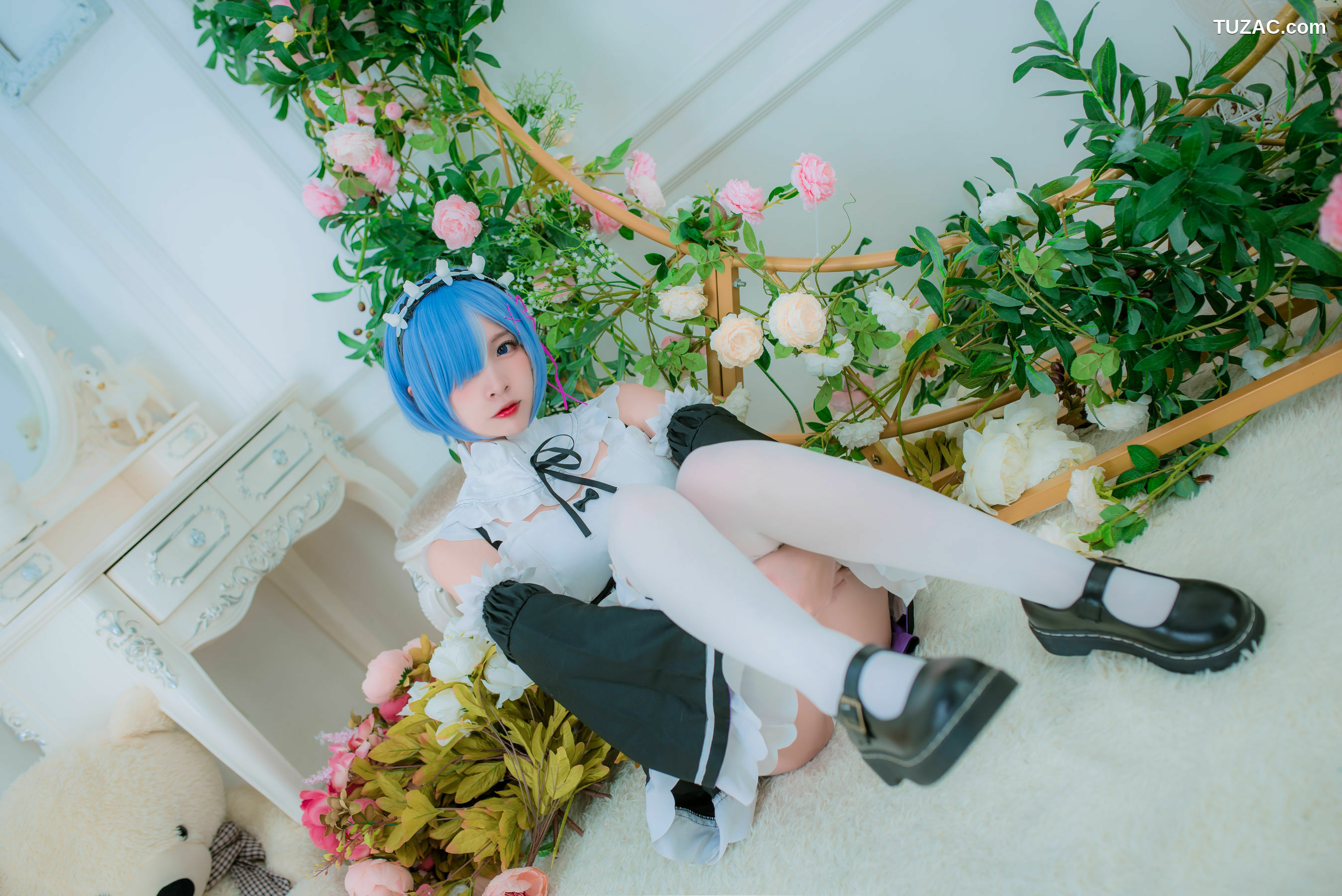 网络美女_网红Coser二佐Nisa 《蕾姆女仆》 写真集