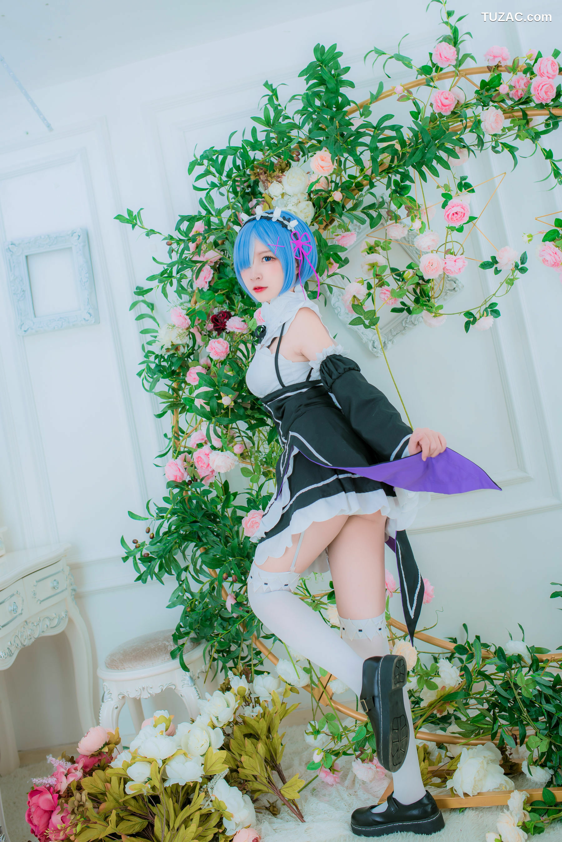 网络美女_网红Coser二佐Nisa 《蕾姆女仆》 写真集