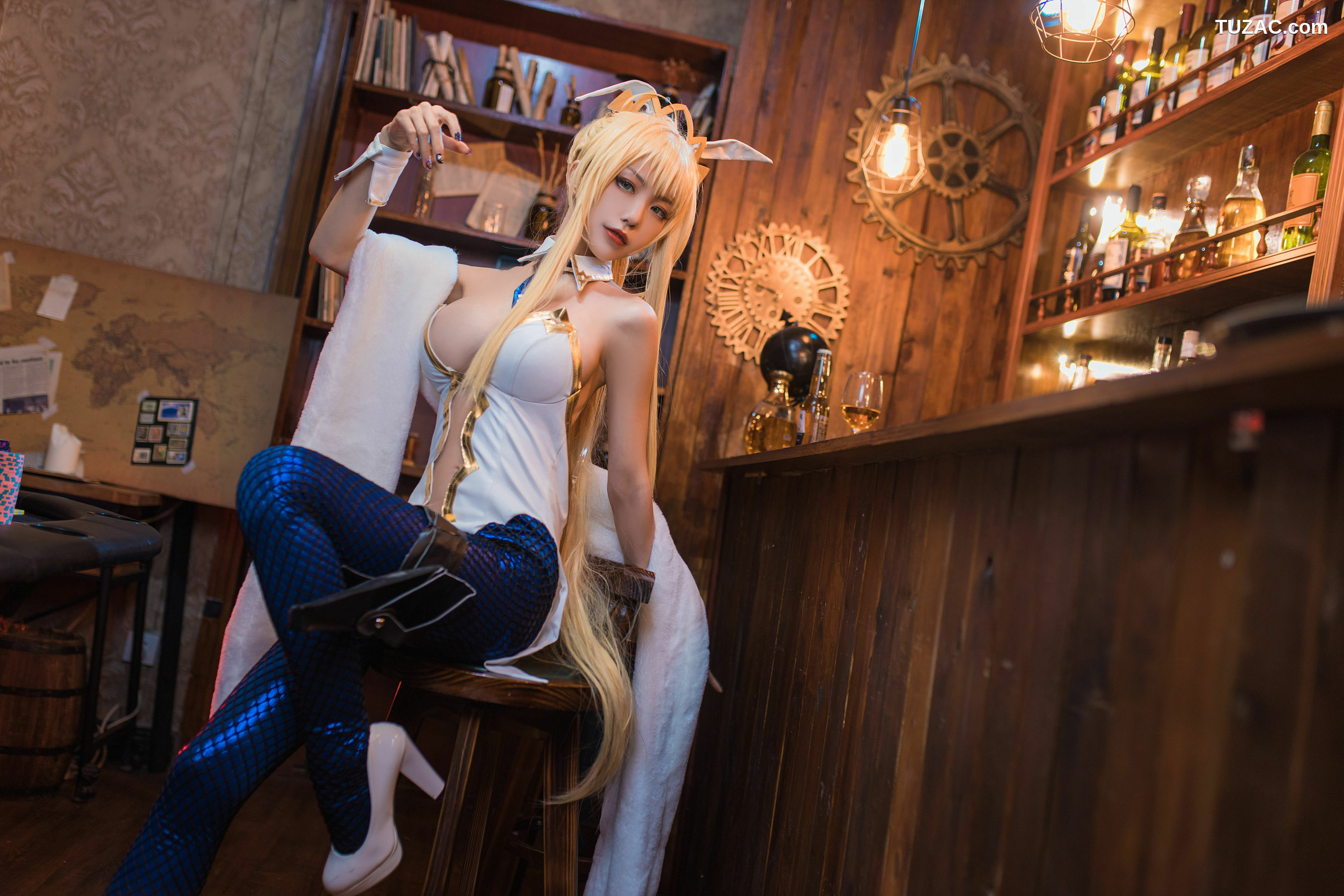 网络美女_美女Coser水淼aqua 《白枪呆》 写真集