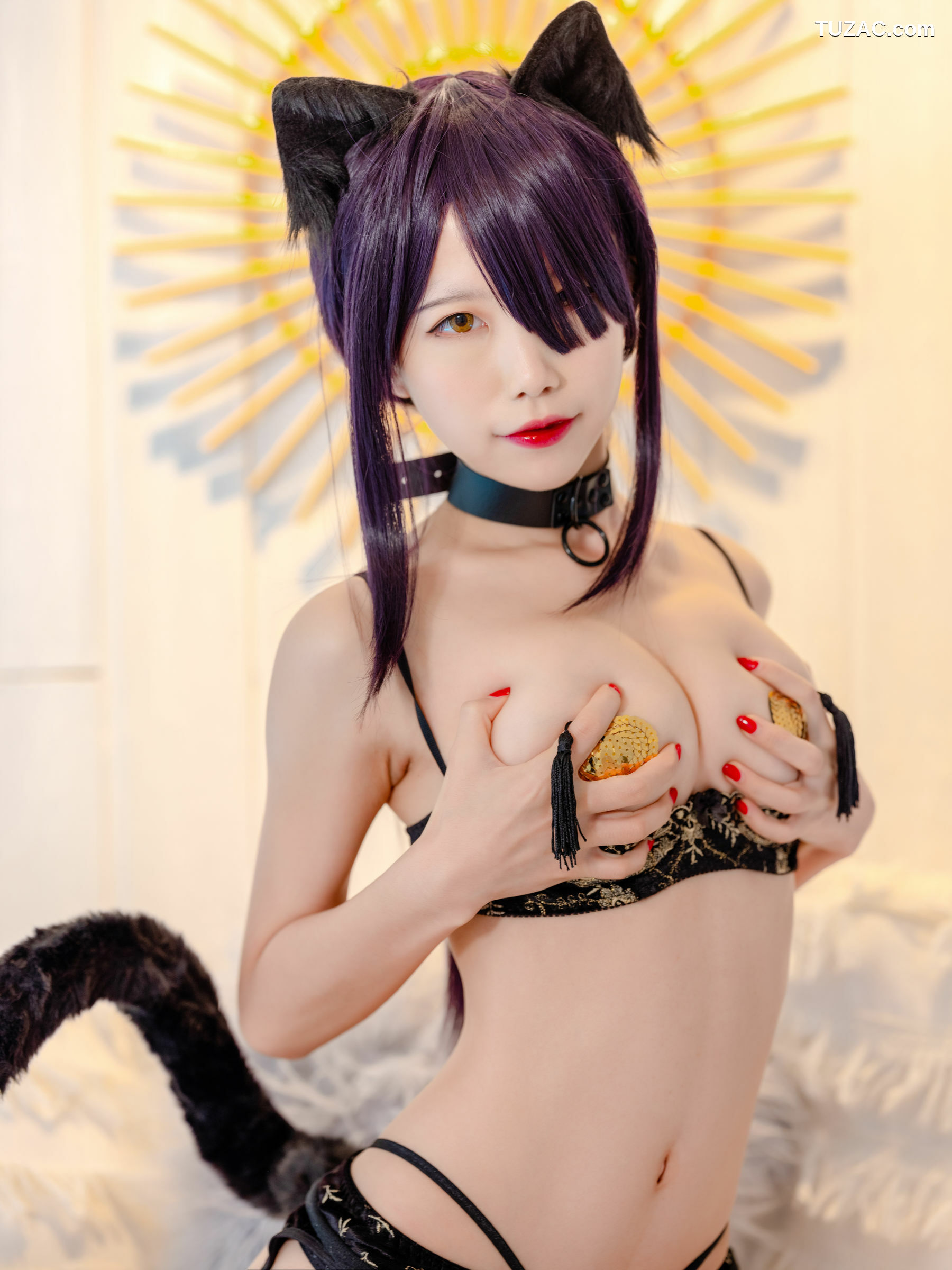 网络美女_美女Coser水淼aqua 《黑猫》 写真集