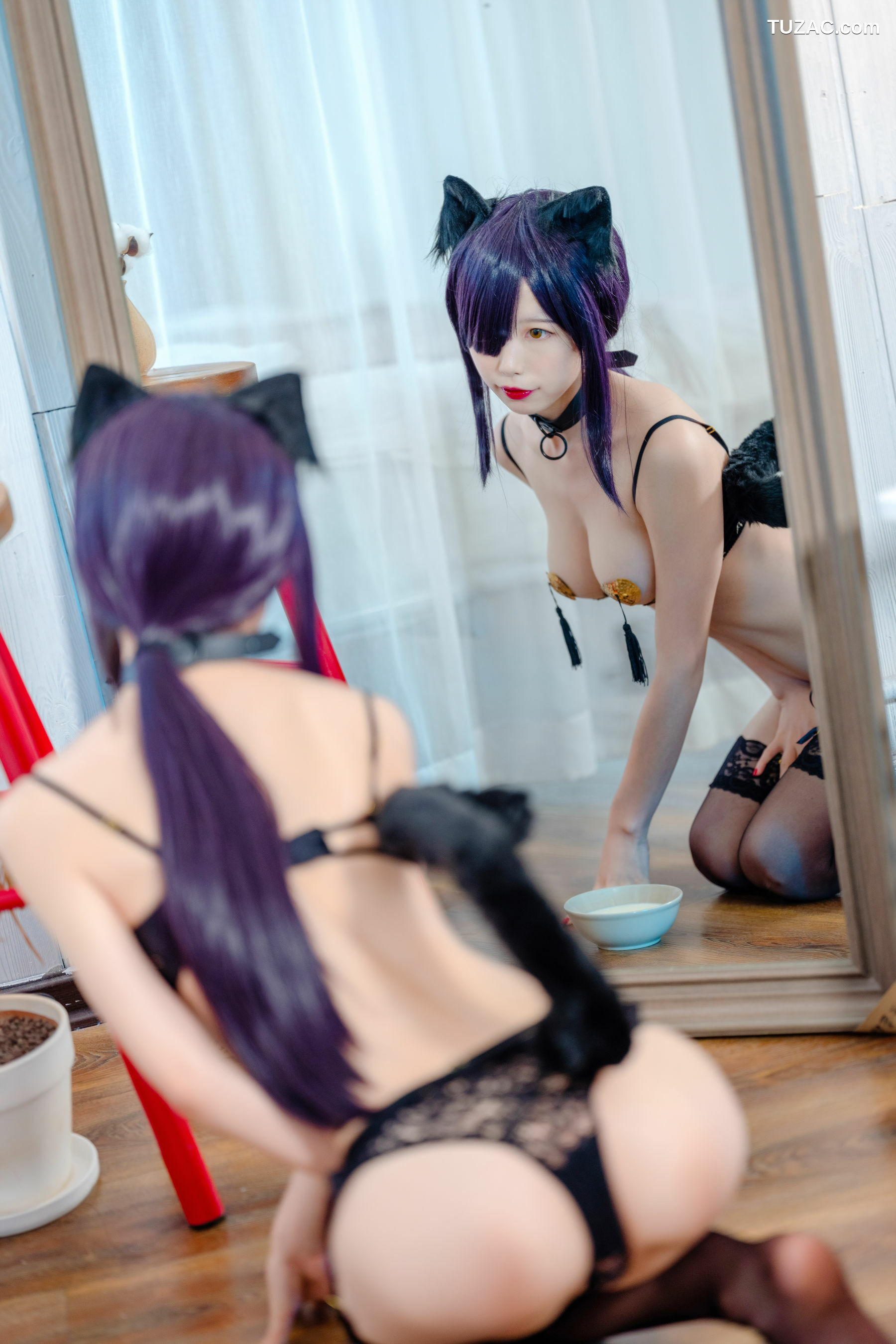 网络美女_美女Coser水淼aqua 《黑猫》 写真集