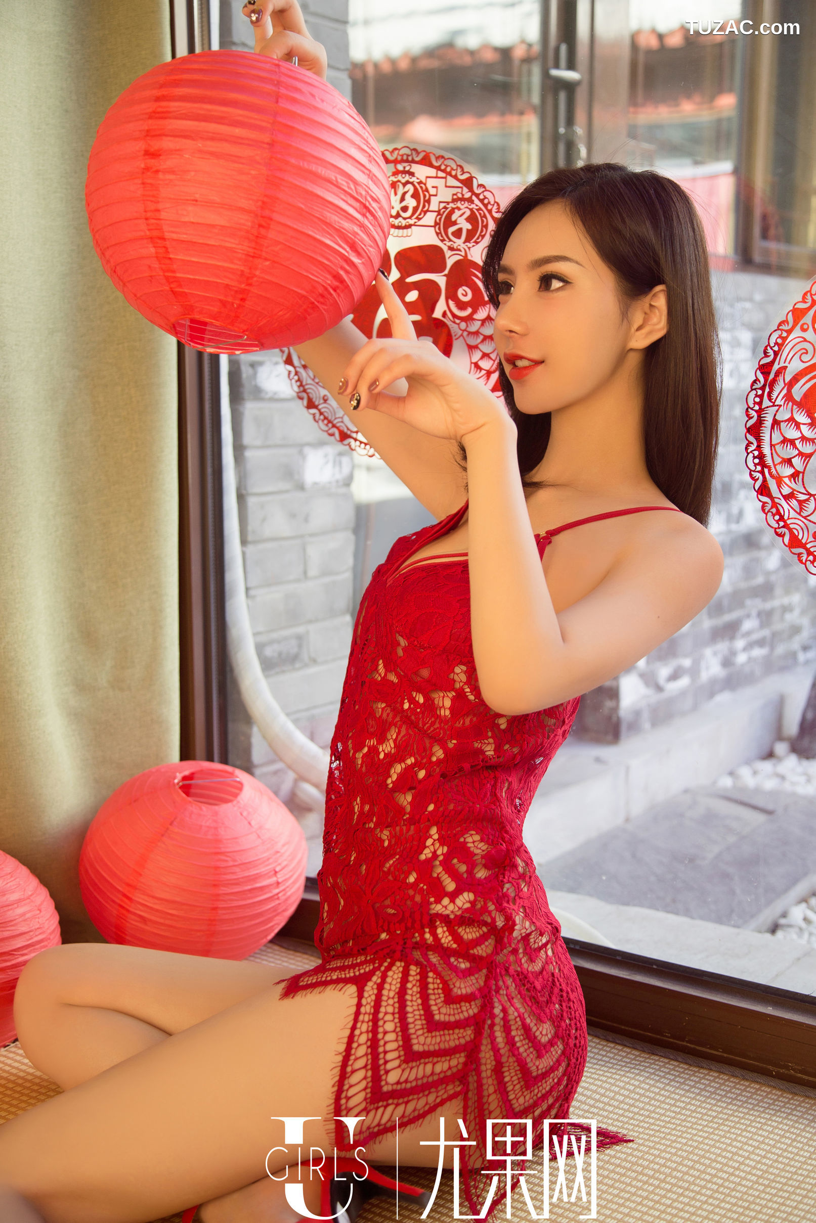 UGirls尤果网-T032-Jona-《元宵节主题：上元春色》