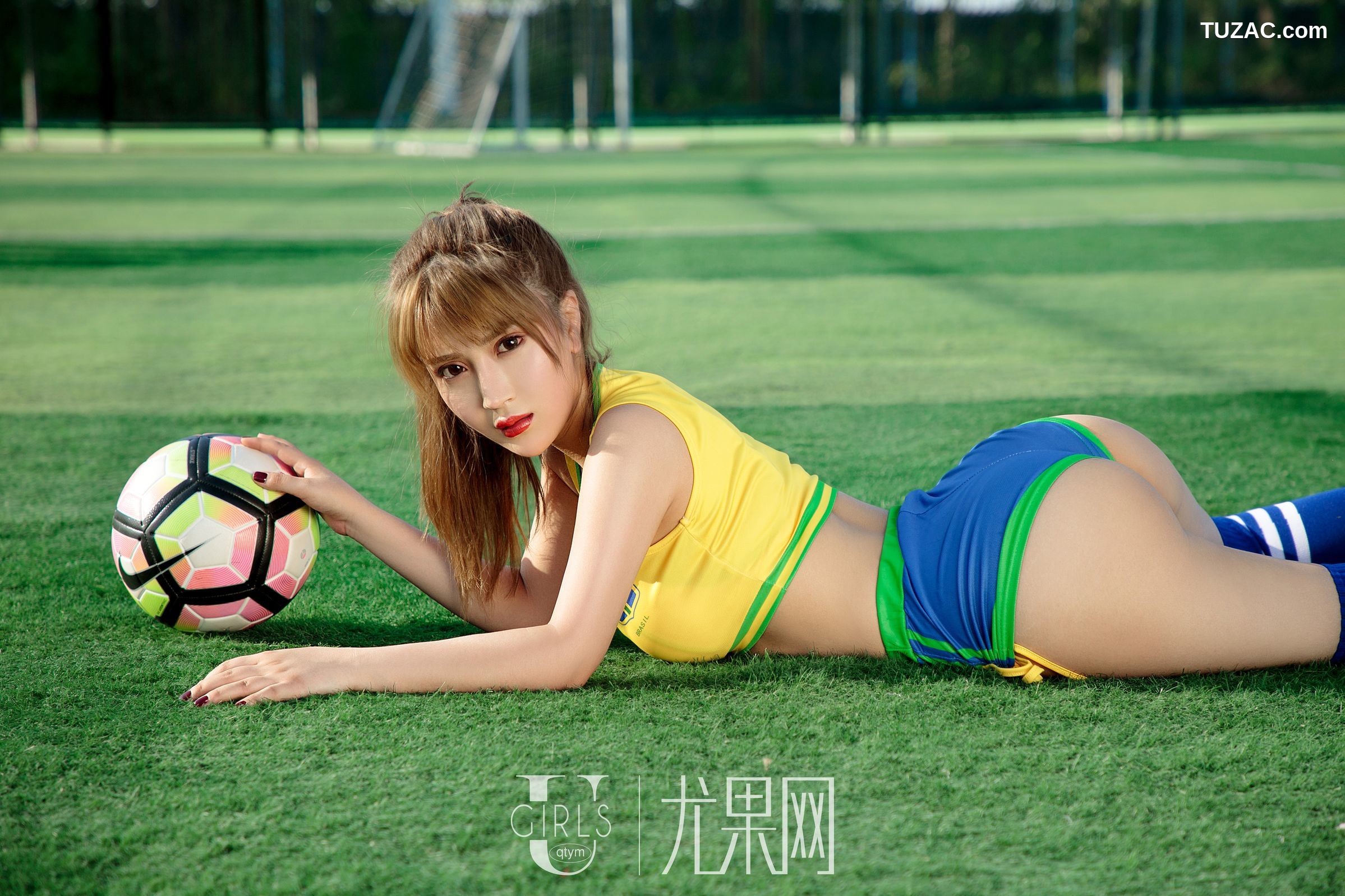 UGirls尤果网-T034-梦心玥-果冻-陈亦菲-Merry-林熙-程瑜西《2018世界波》-2018.07.04