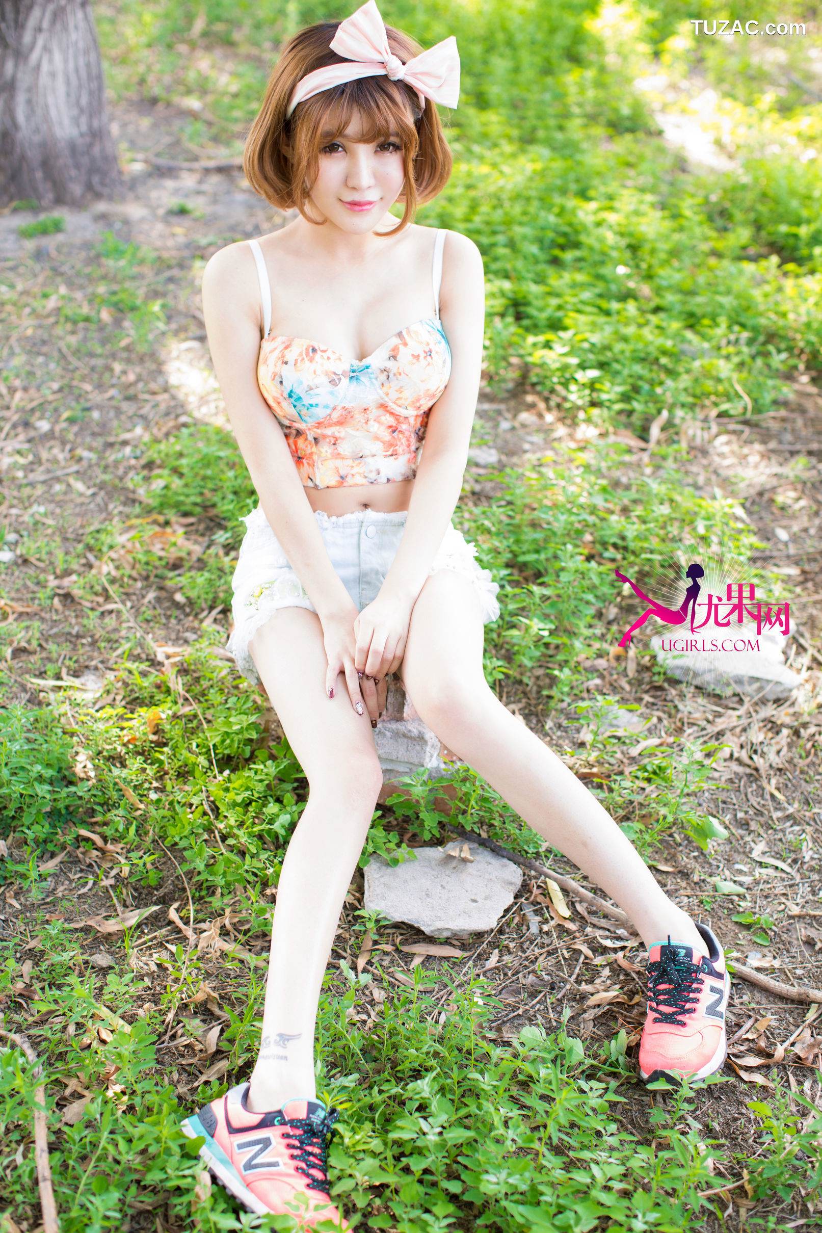 UGirls尤果网-U100-Alin-《阳光边缘-明媚笑脸》-2015.07.08