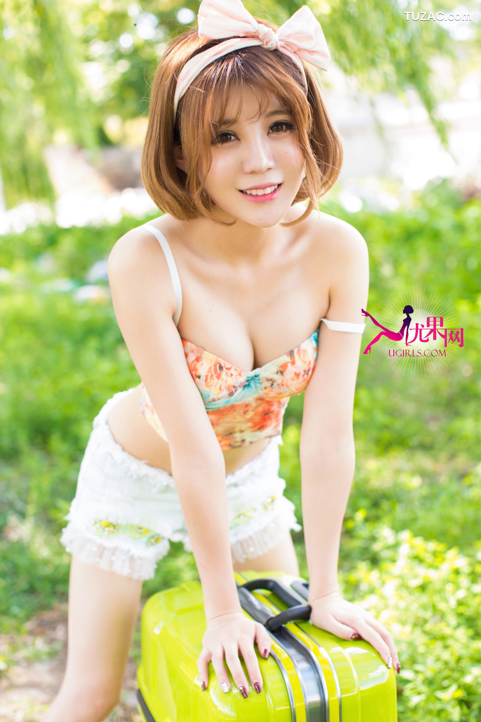 UGirls尤果网-U100-Alin-《阳光边缘-明媚笑脸》-2015.07.08