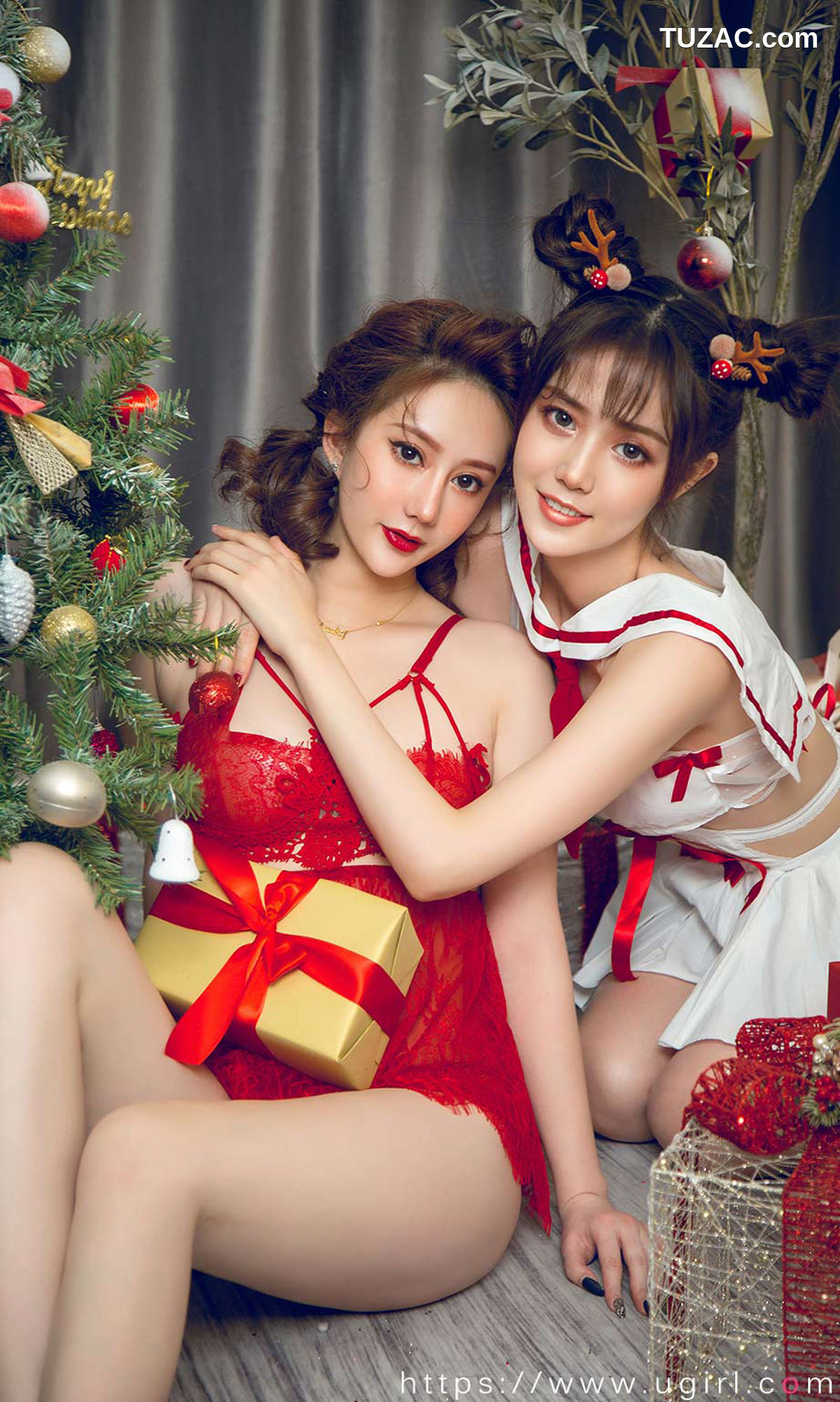 UGirlsApp尤果圈爱尤物-1680-苏小曼-唐小糖-《圣诞姐妹来狂欢》
