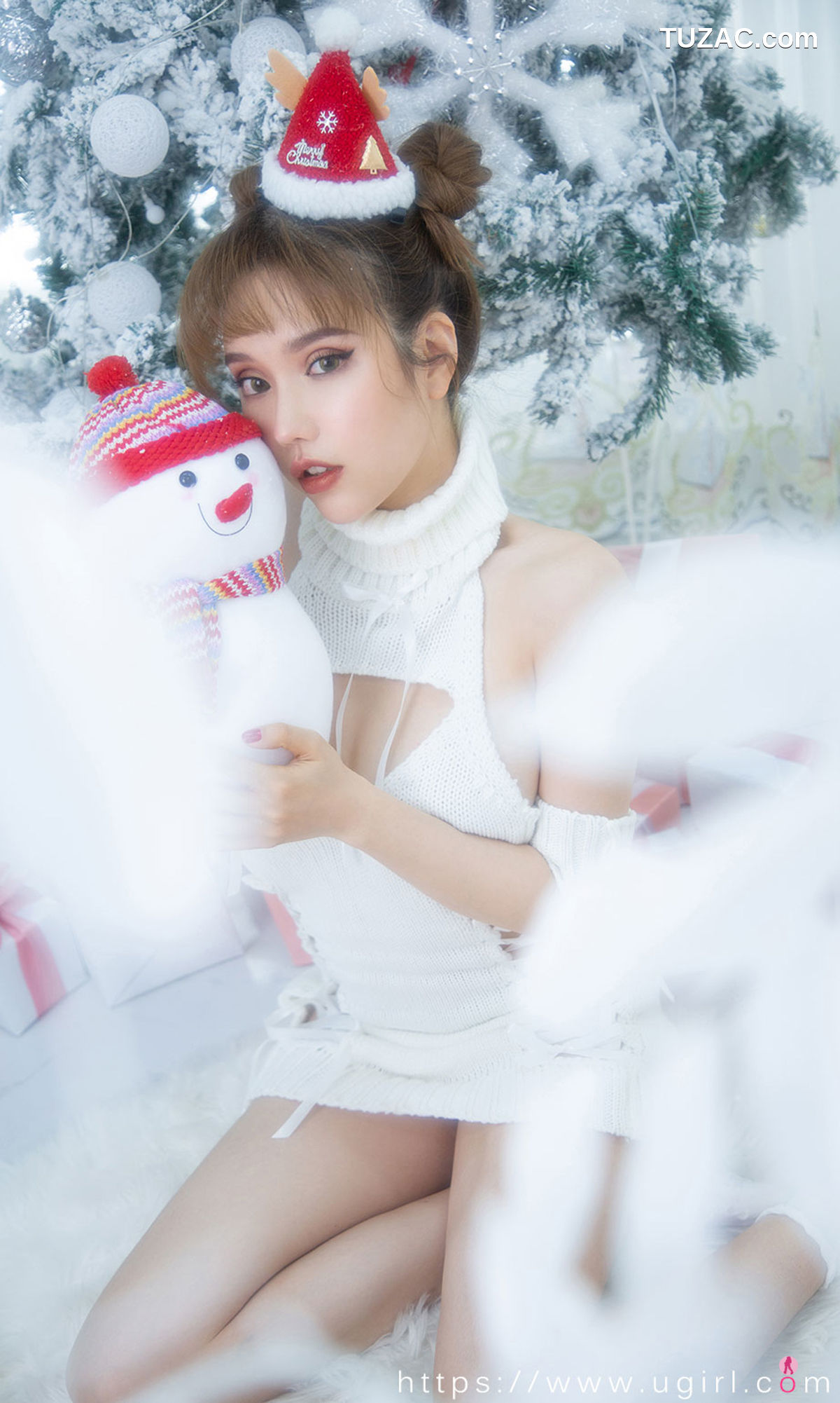 UGirlsApp尤果圈爱尤物-1987-妮小妖-《双色圣诞》