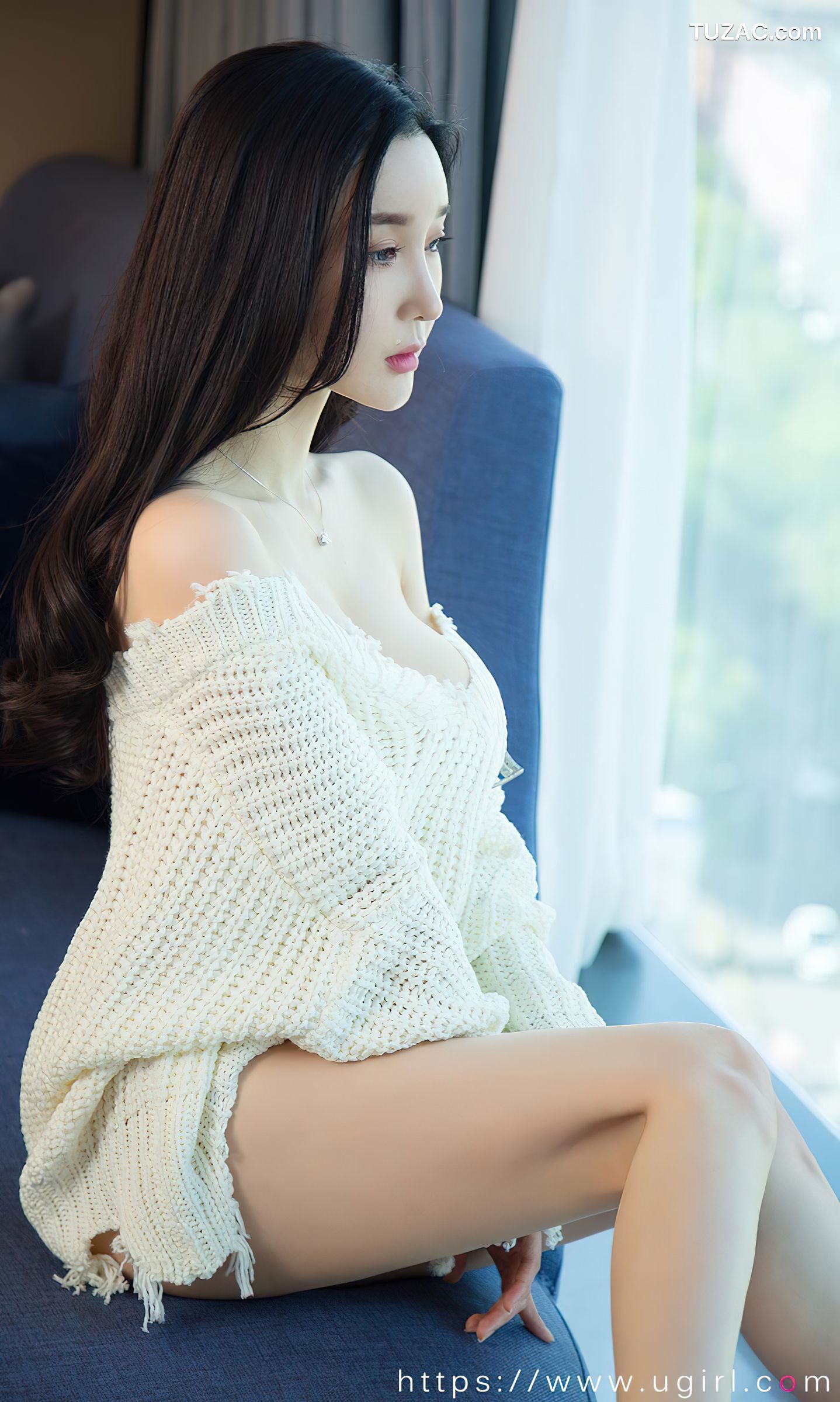 UGirlsApp尤果圈爱尤物-2755-夏美-《白色毛衣》-2024.01.07