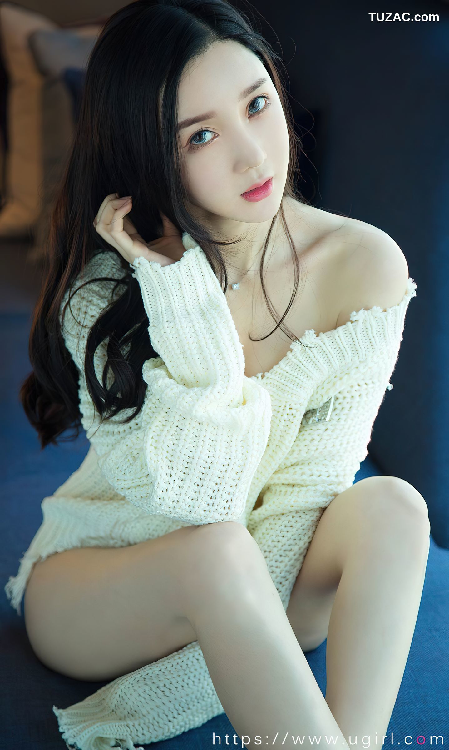 UGirlsApp尤果圈爱尤物-2755-夏美-《白色毛衣》-2024.01.07