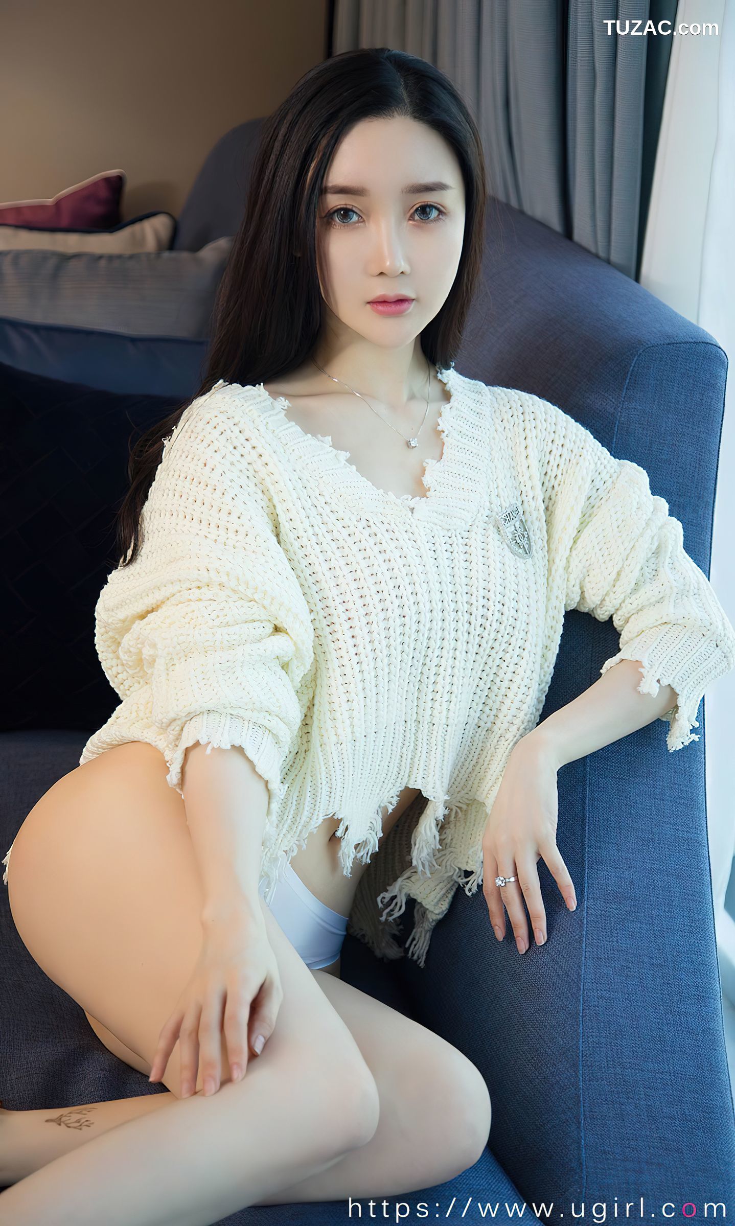 UGirlsApp尤果圈爱尤物-2755-夏美-《白色毛衣》-2024.01.07