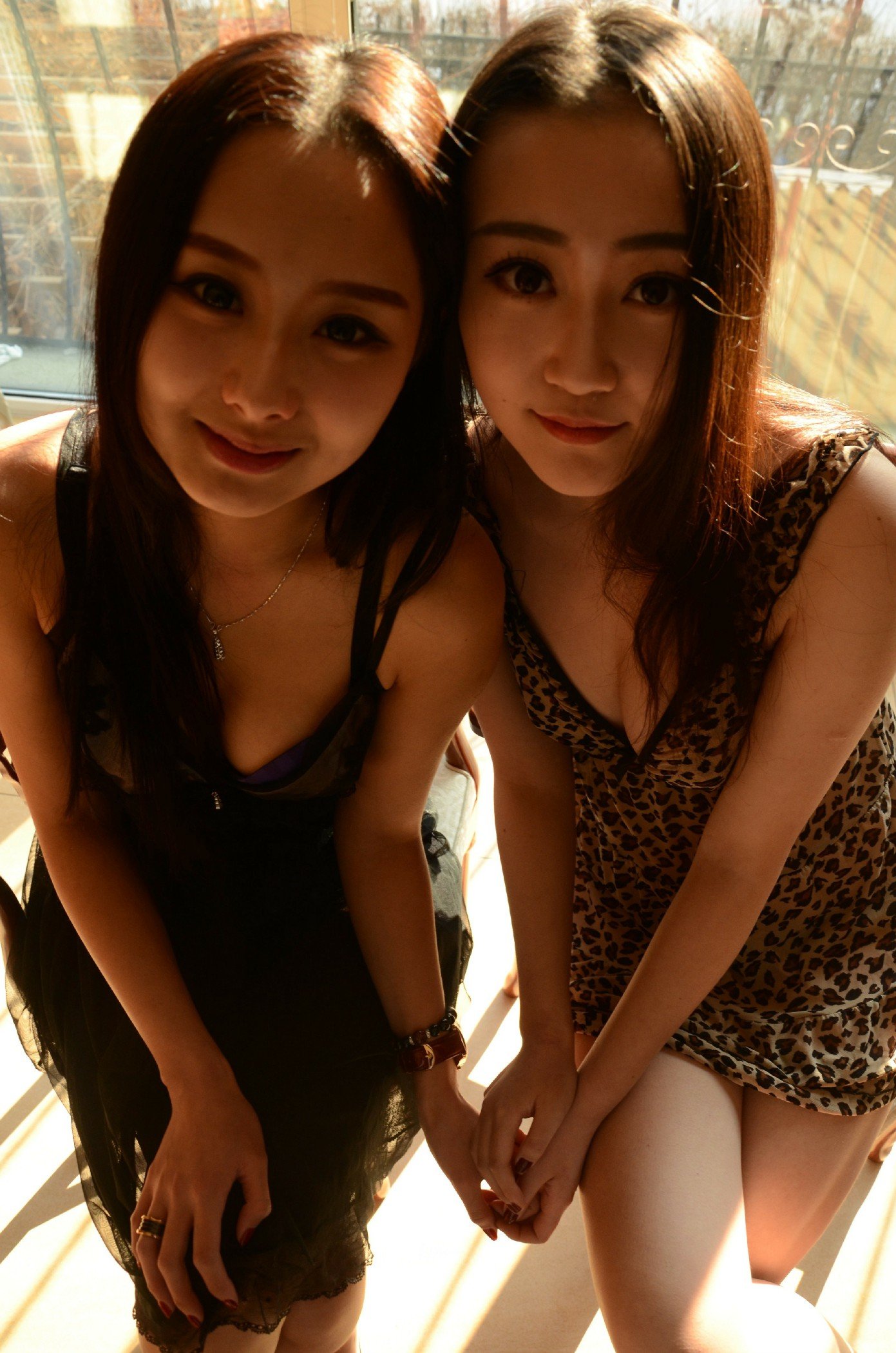 国模于子涵 amp;闺蜜彤彤人体私拍套图 - 未分类人体摄影