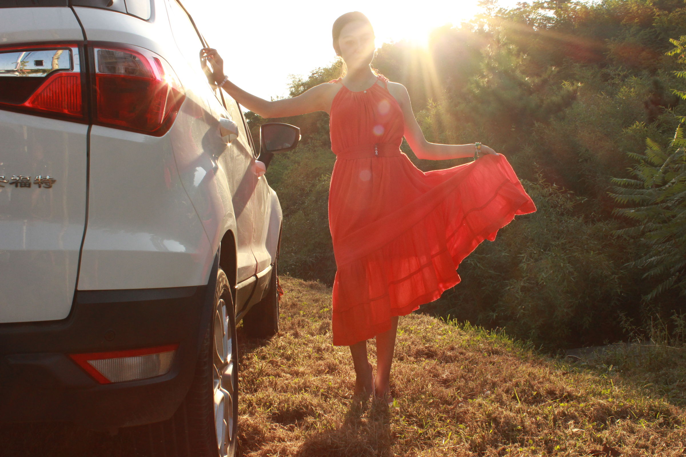 国模李梓熙野外大尺度私拍套图 - 未分类人体摄影