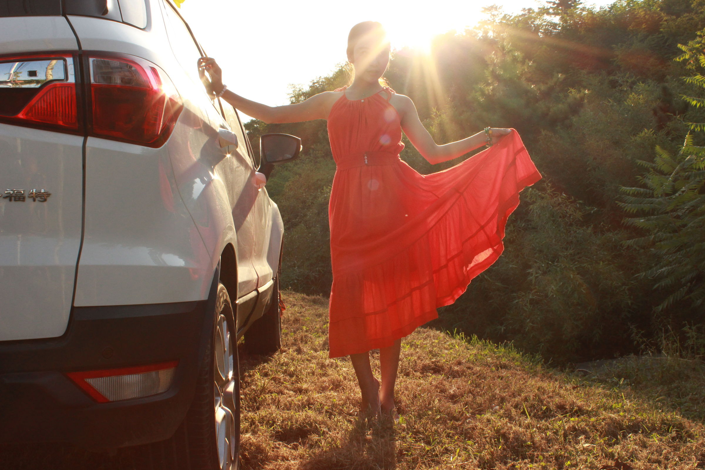 国模李梓熙野外大尺度私拍套图 - 未分类人体摄影