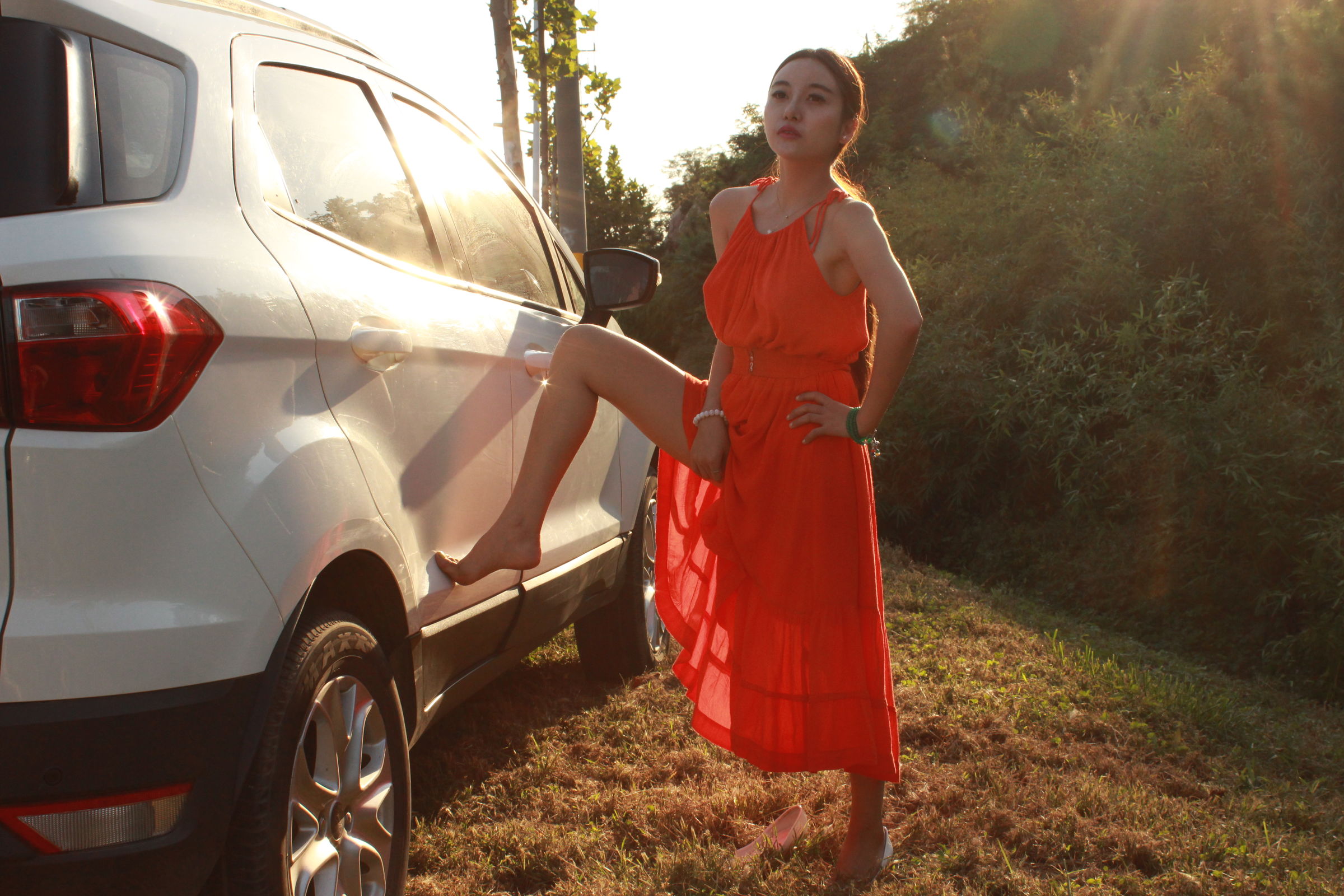 国模李梓熙野外大尺度私拍套图 - 未分类人体摄影