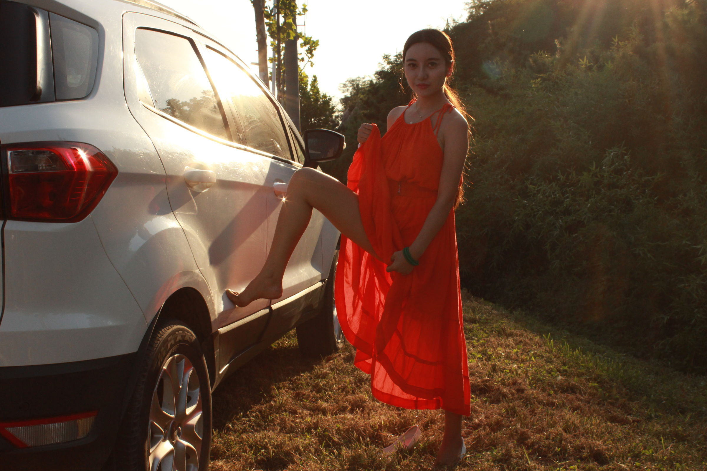 国模李梓熙野外大尺度私拍套图 - 未分类人体摄影