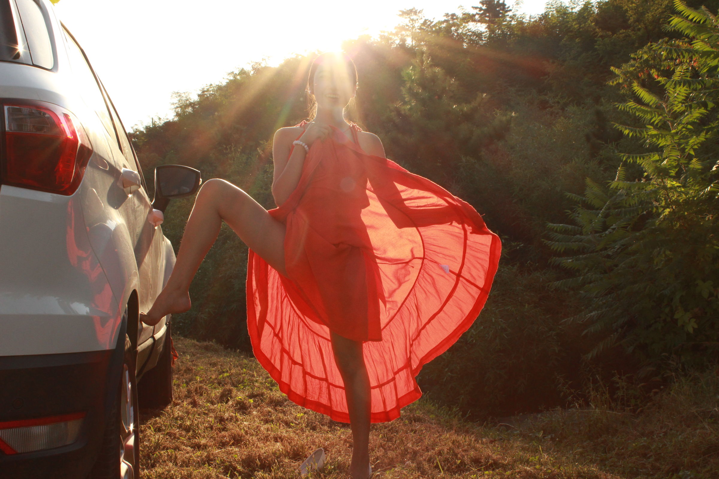 国模李梓熙野外大尺度私拍套图 - 未分类人体摄影