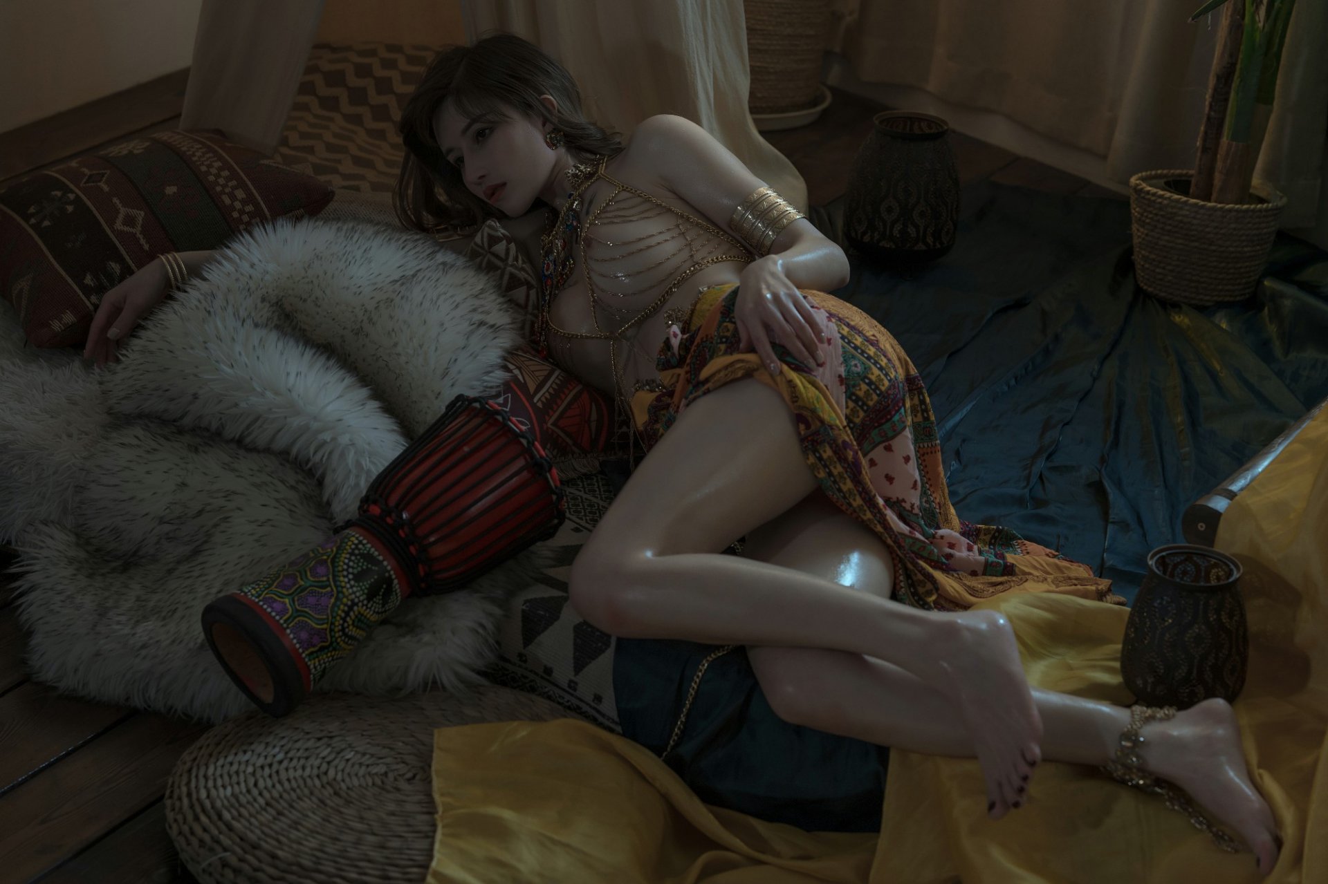 微博Cos网红 鹿八岁《异域少女》 - 未分类人体摄影